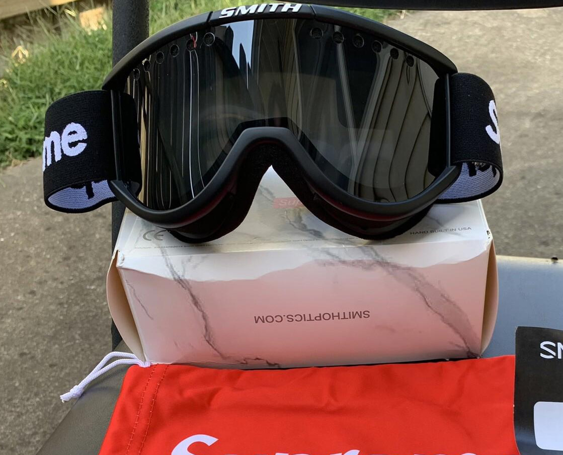 New SUPREME SMITH Ski Snowboard Goggles Dirt Bike ATV Off-road SXS FW15 - Black