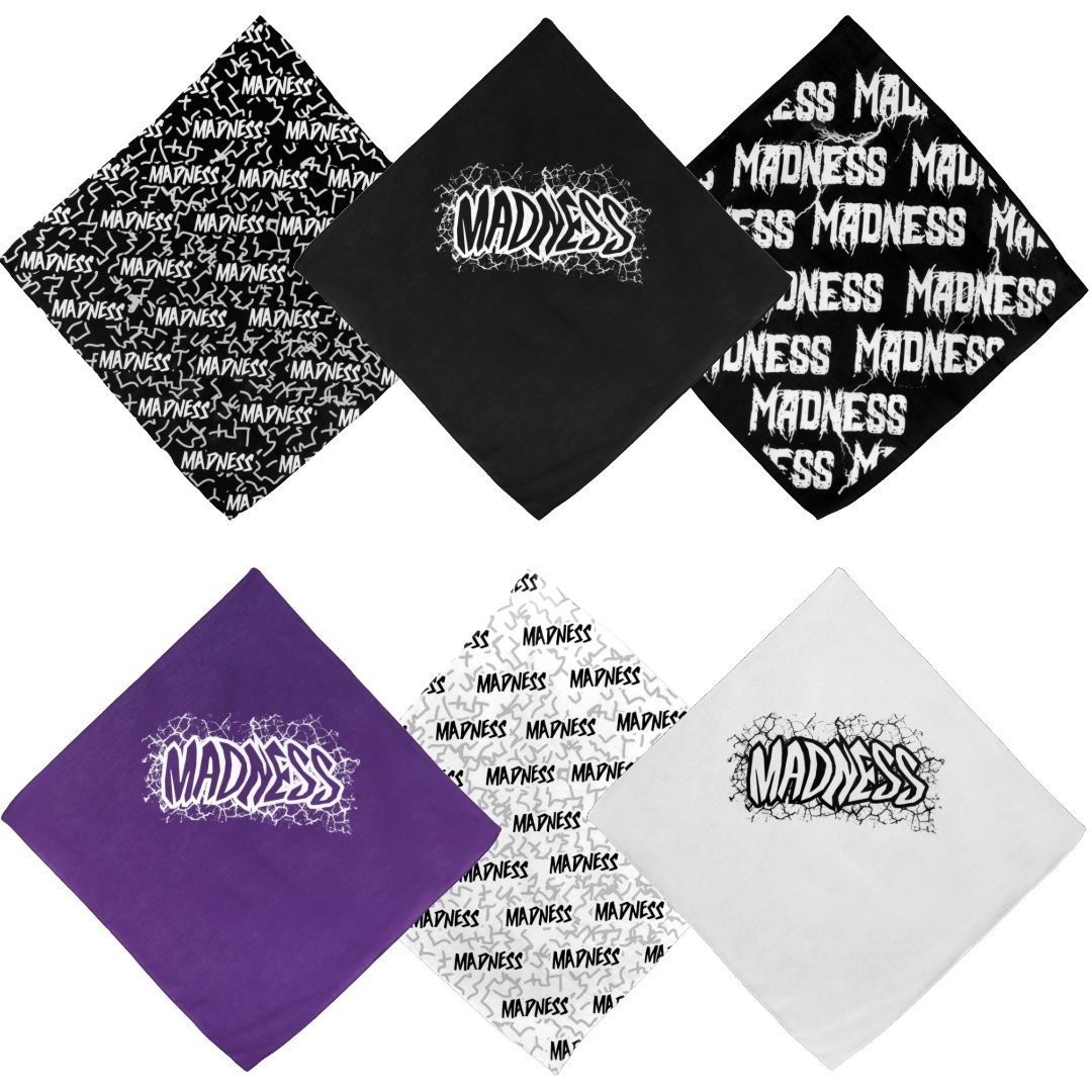 Madness Colored Bandana for Macho Man Costume
