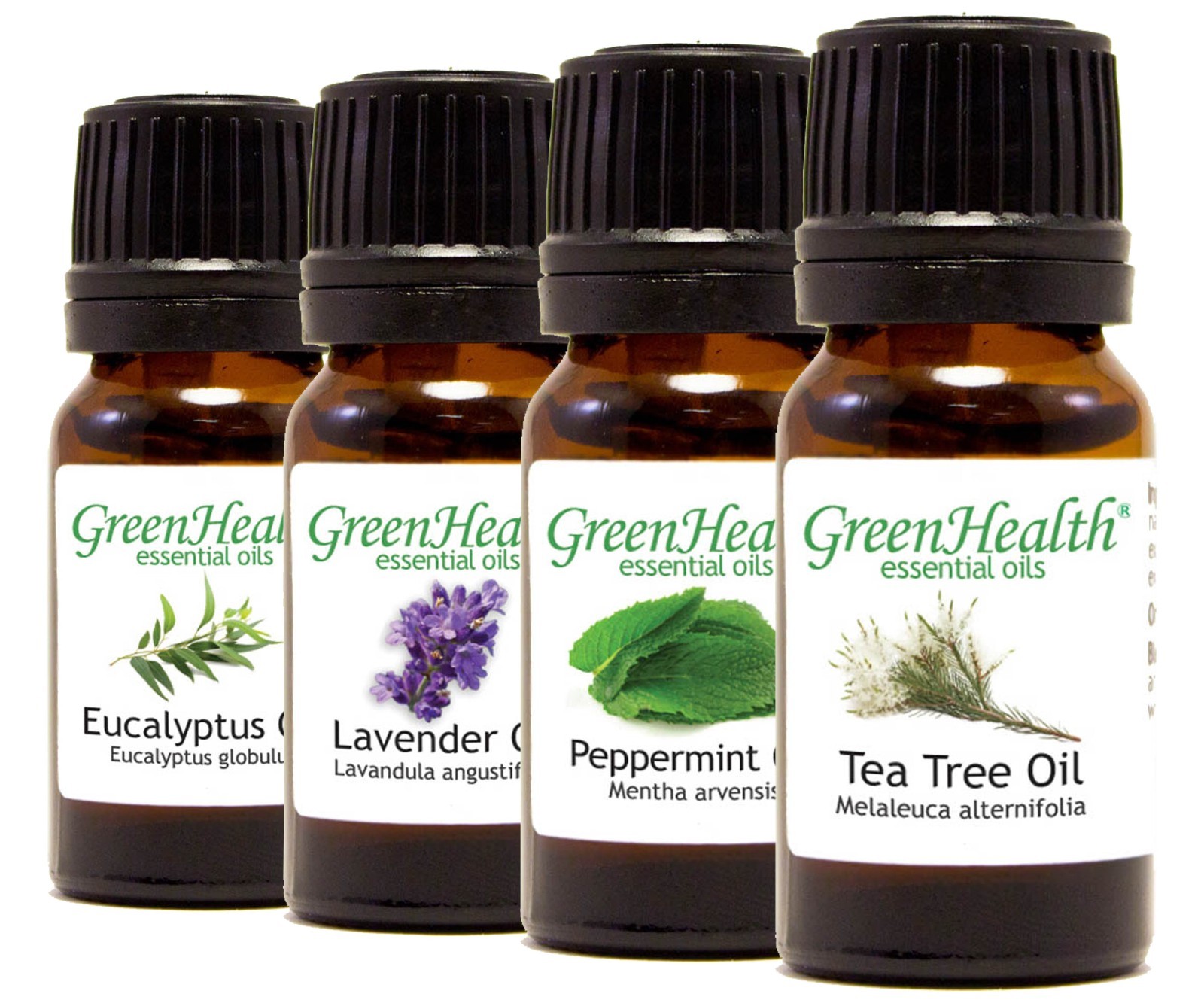 Essential Oils 10 ml - Pure & Natural - 50+ Popular Oils - GreenHealth