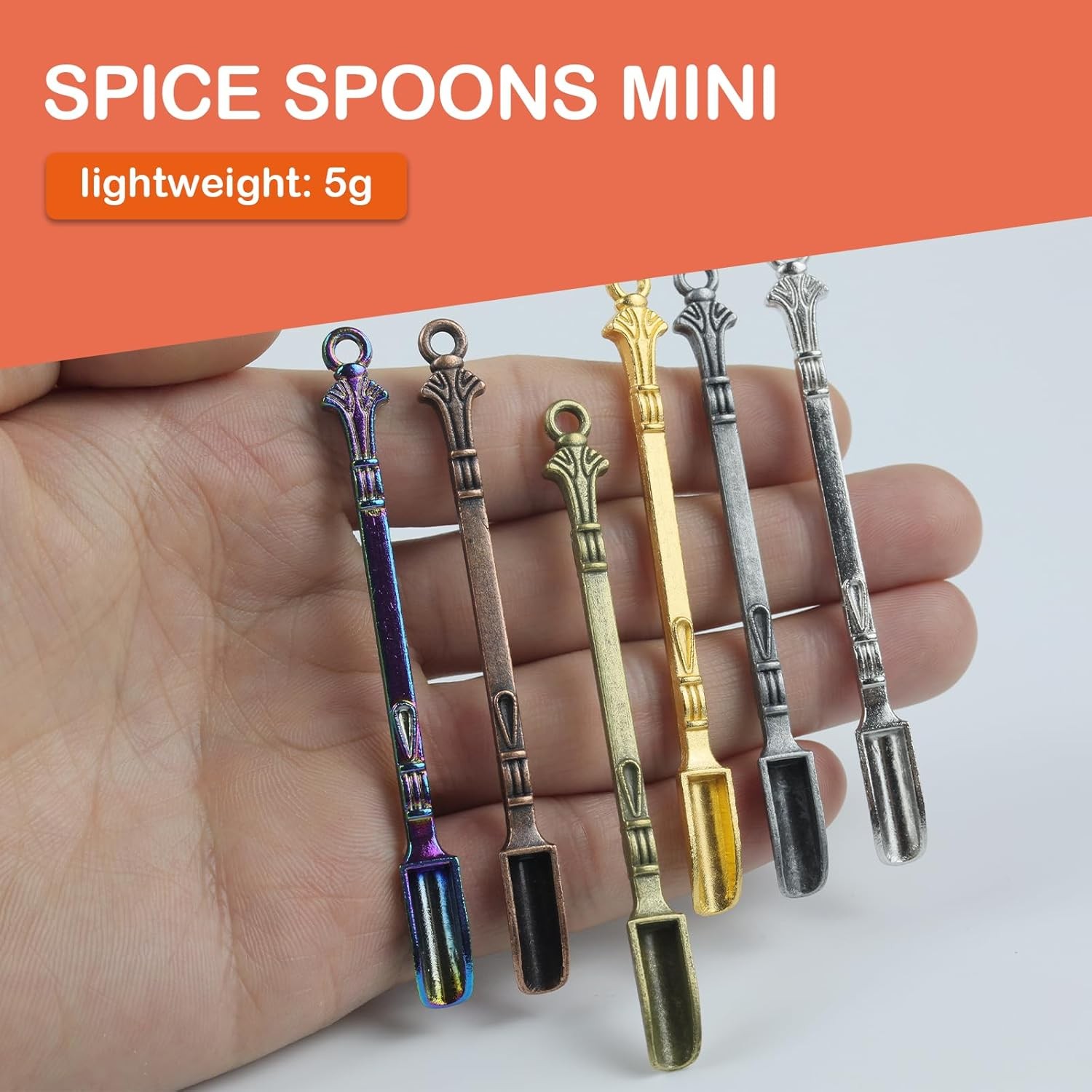 t4Psc Mini Spoons Mini Shovel Spice Spoon Small Spoons for Spice Tiny Spoons