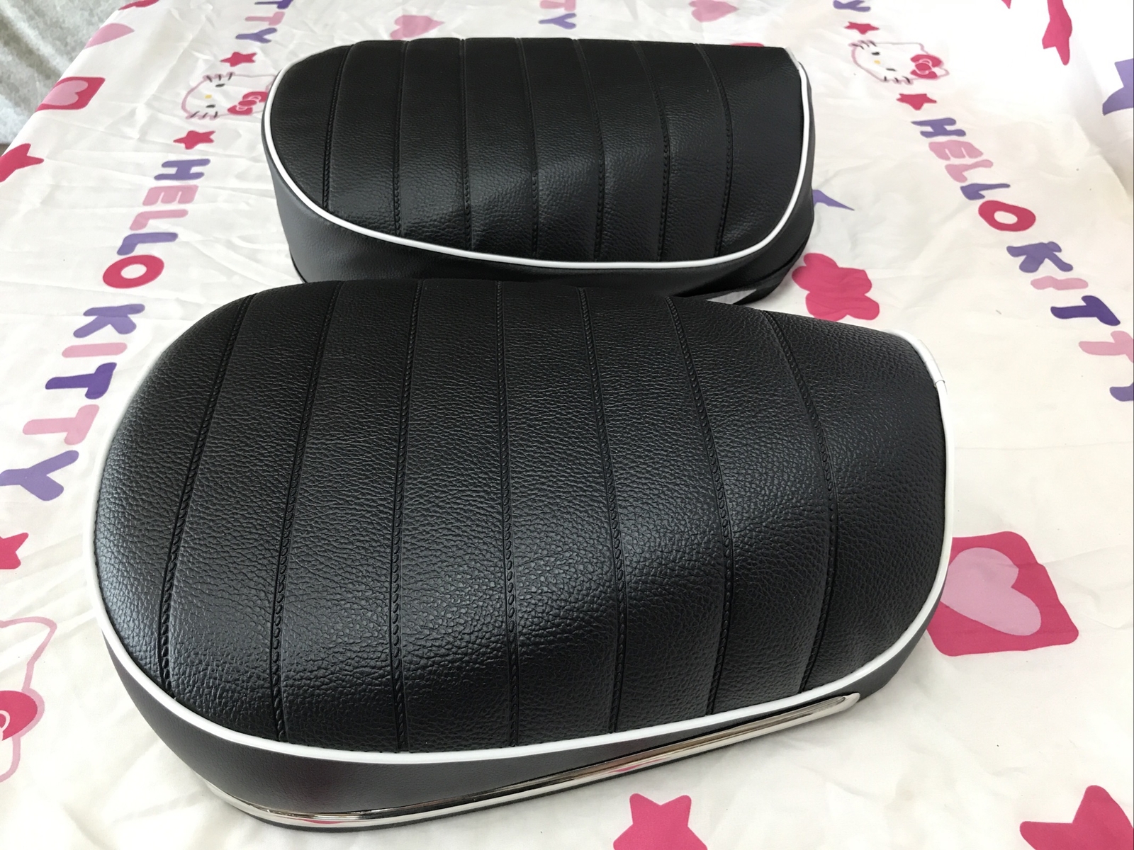 HONDA CT90 SEAT COVER TRAIL 90 SEAT COVER 1969 TO 1971 MODEL SILVER LOGO (H*-33)