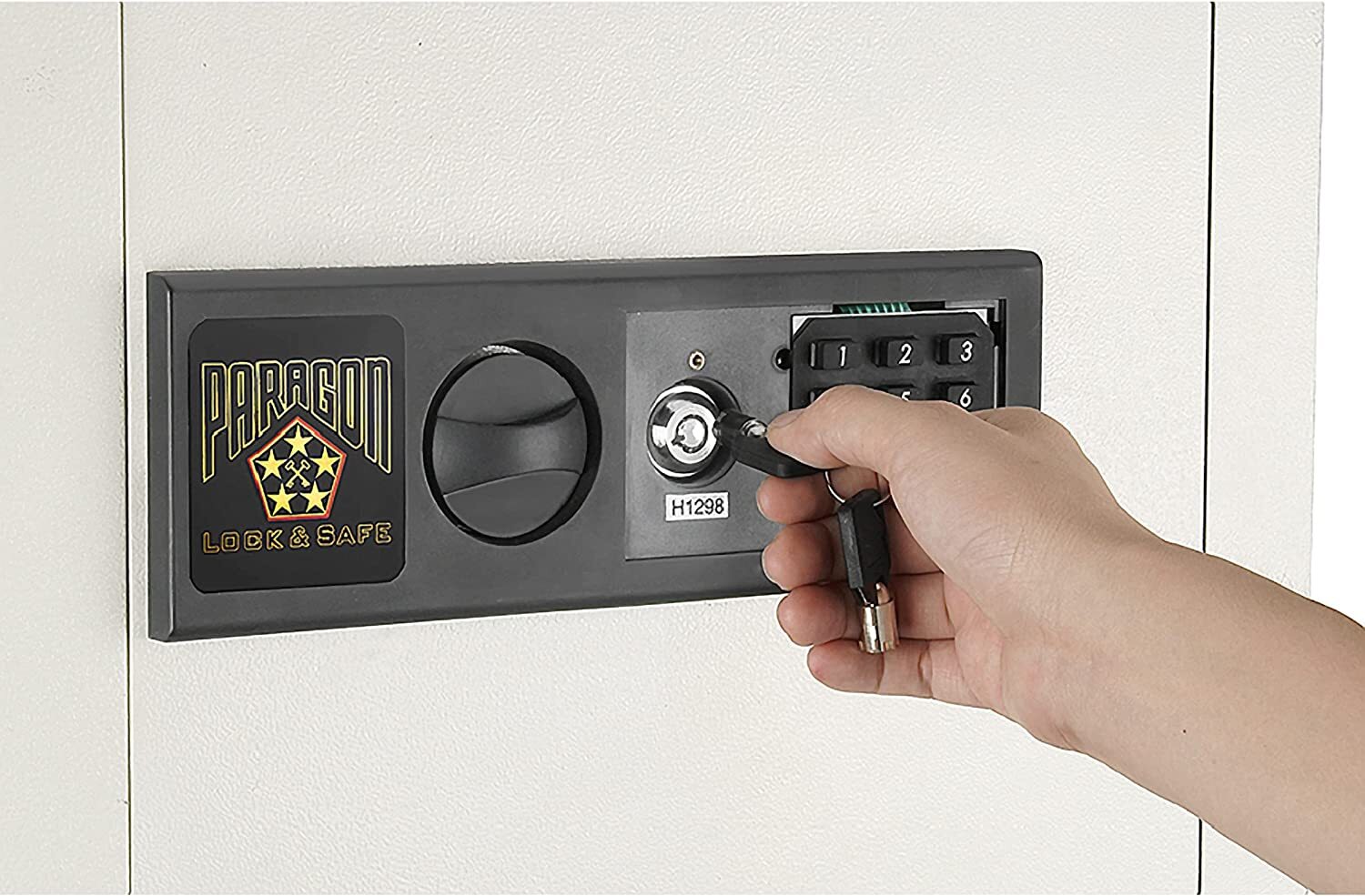 Fire Proof Electronic Wall Safe Lock Hidden Cash Jewelry Small Guns Key Security