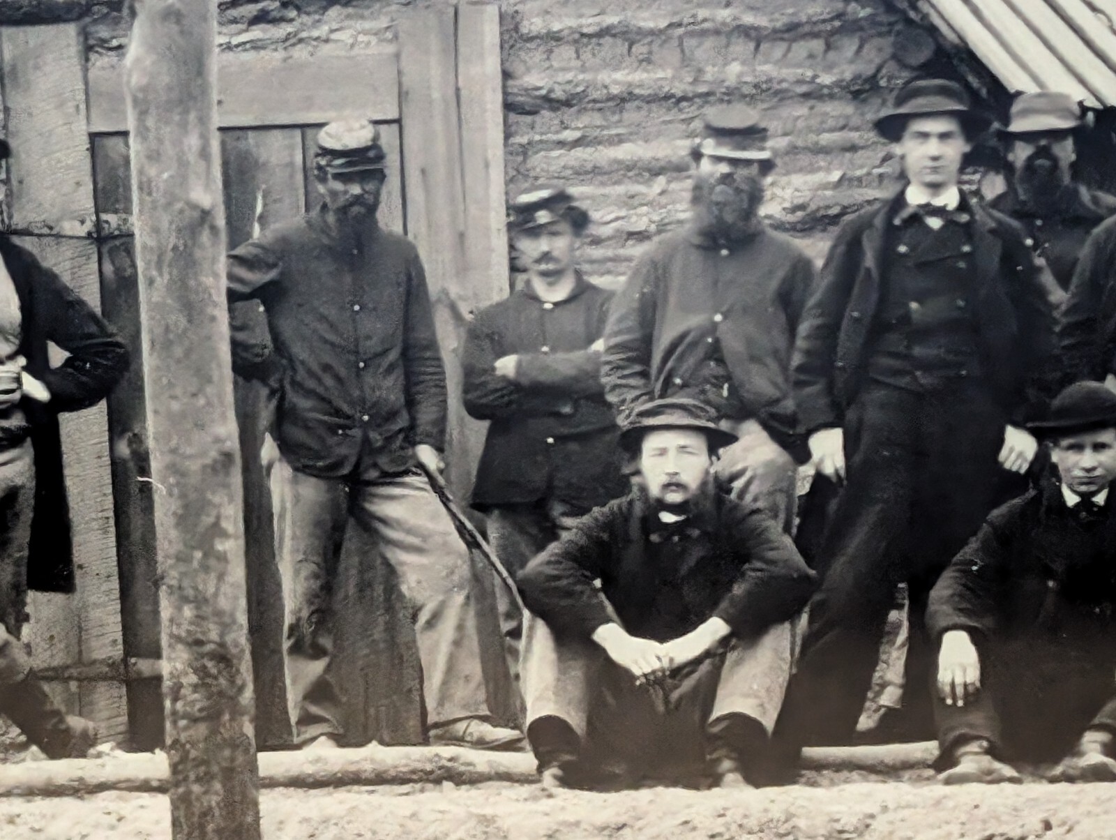 VTG Photo Adams Express For The Army Of The James Civil War Soldiers Framed