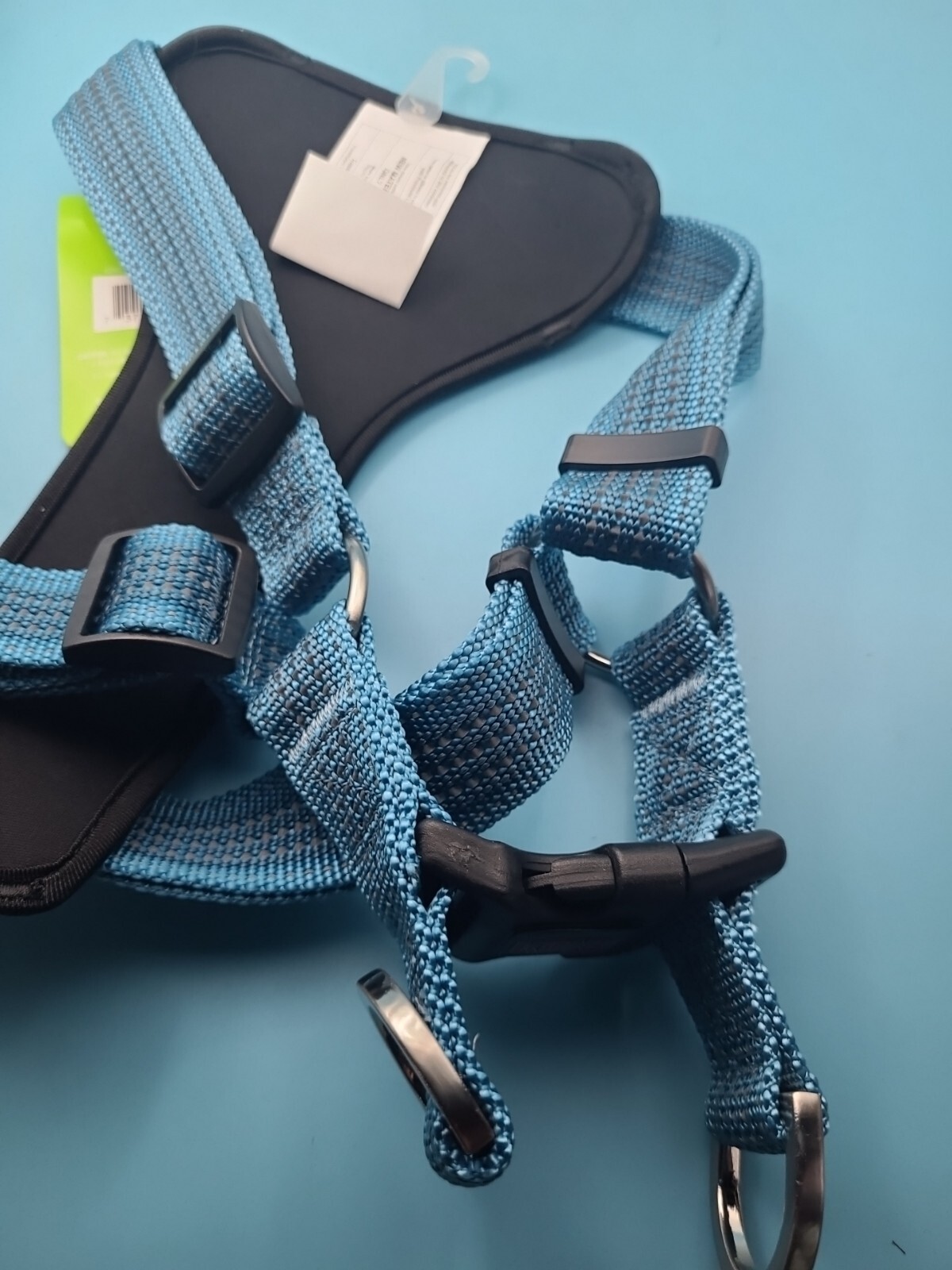 New Kong XL Dog Harness Padded Blue Comfortable Reflective Durable 29-44" Girth