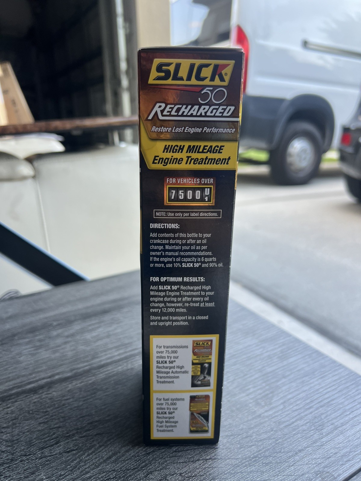 Slick 50Recharged High Mileage Engine Treatment,Restores Lost Engine Performance