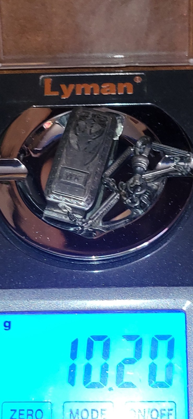 Antique Vtg Art Deco Sterling Silver Wadsworth Pocket Watch Chain Fob Belt Loop