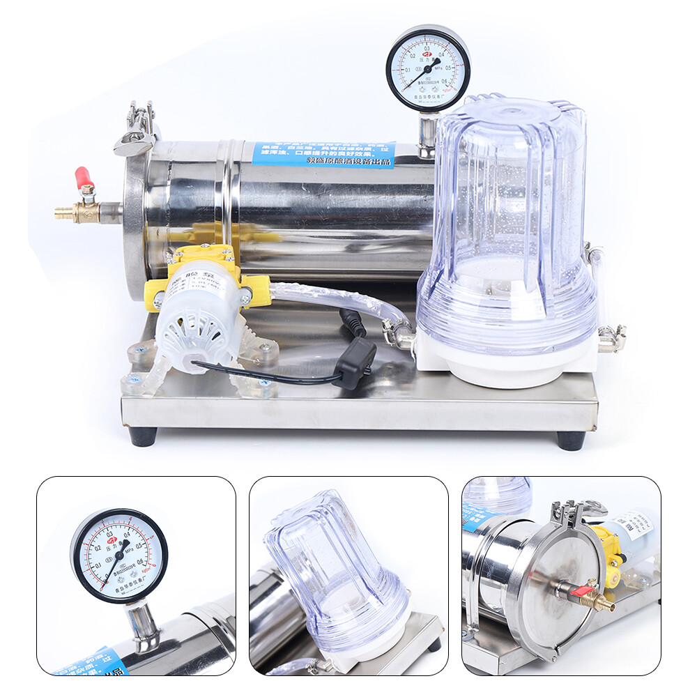 110V Electric Wine Filter| Wine making, Homebrewing White Spirit Strainer Filter