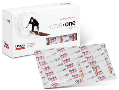 Waveone Gold ENDODONTIC RECIPROCATING Files Dentsply 3pk Free Ship