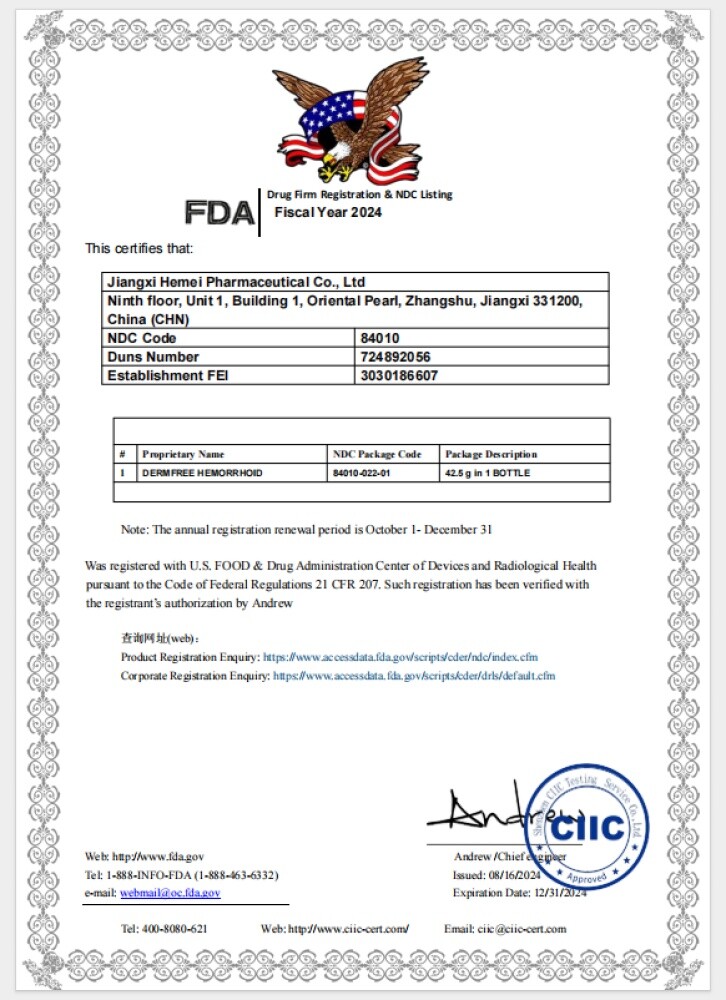 Hemorrhoid Cream, Hemorrhoid Treatment, Hemorrhoid & Fissure Ointment, Fast