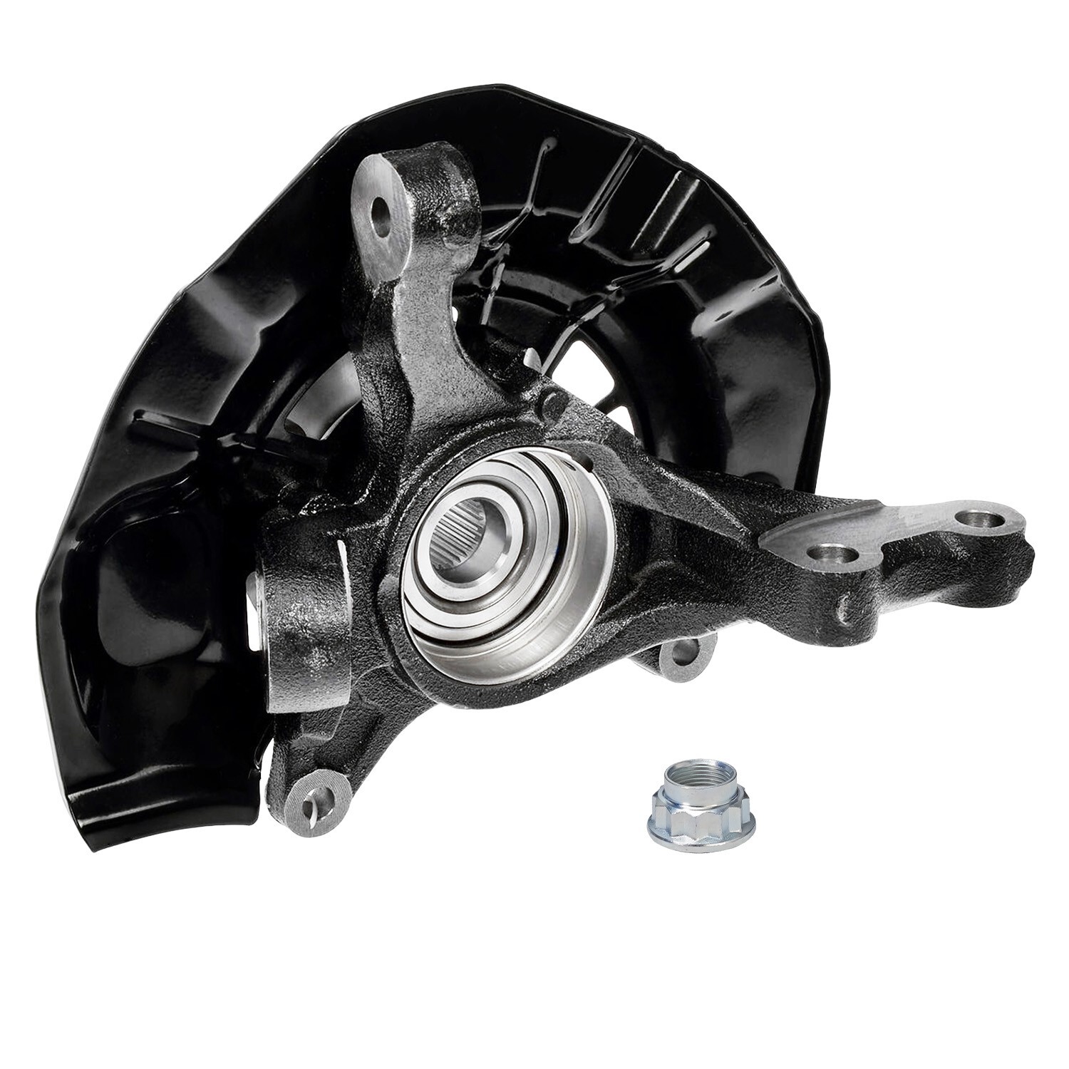 Front Steering Knuckles and Wheel Hub Bearings Set for Toyota Camry Lexus ES350