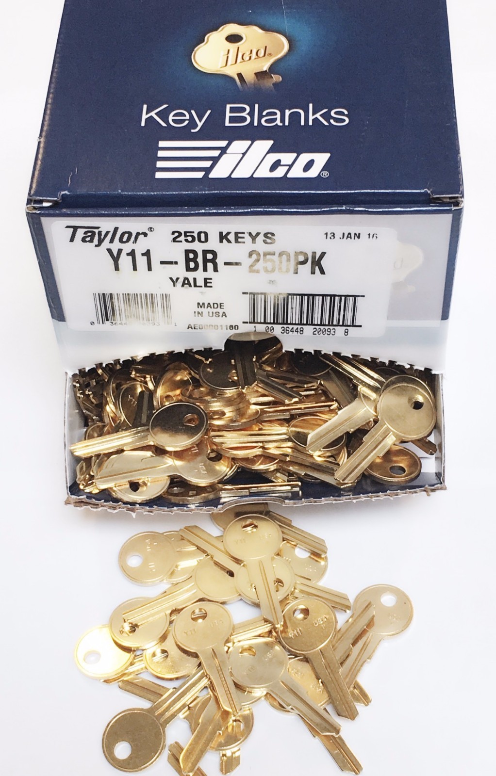 Y11 Brass Key Blanks