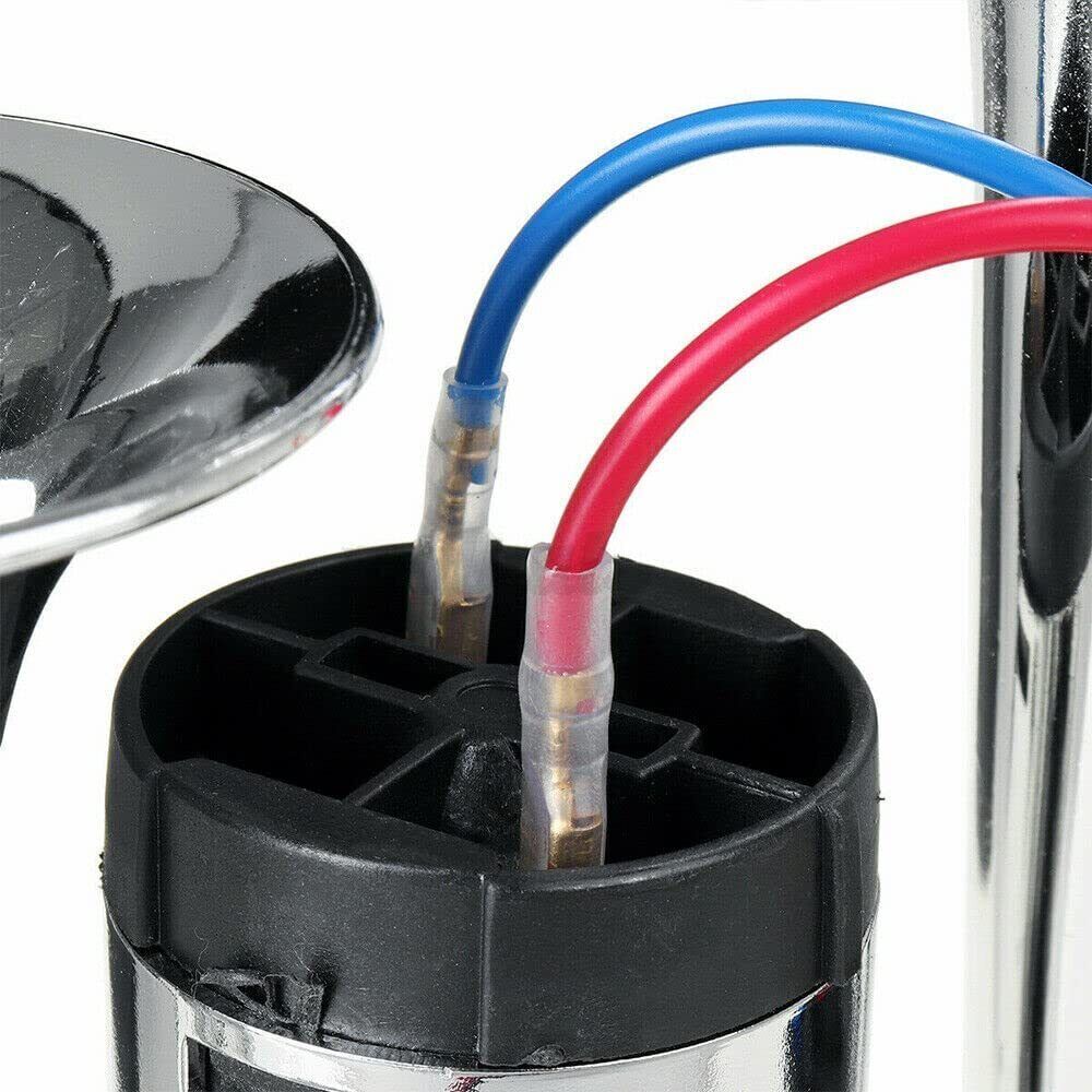 Super Loud Air Electric Horn 600DB 12V Dual Trumpet Car Truck Boat Train Speaker