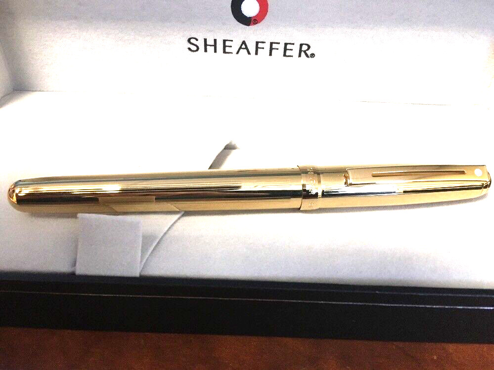 Sheaffer Prelude 22K Gold Plate “M” Nib Fountain Pen