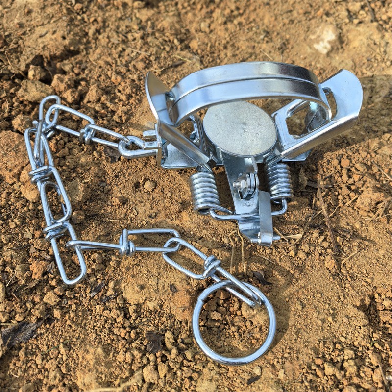 4-3/10 " Coil Spring Traps Raccoon Fox Nutria Muskrat Mink Rat Trapping Nuisance