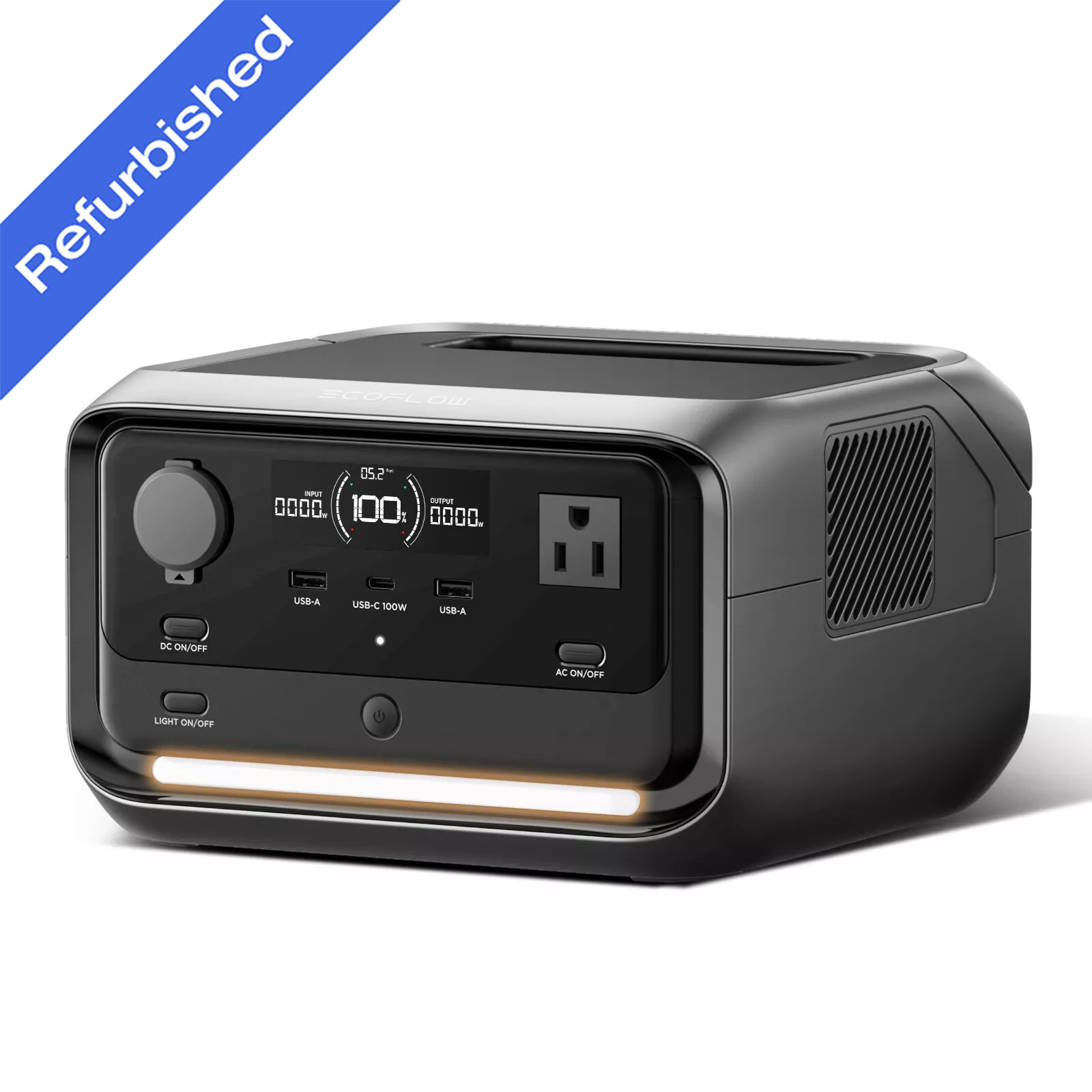 EcoFlow River 3 Plus 286Wh Portable Power Station LiFePO4 Battery Refurbished