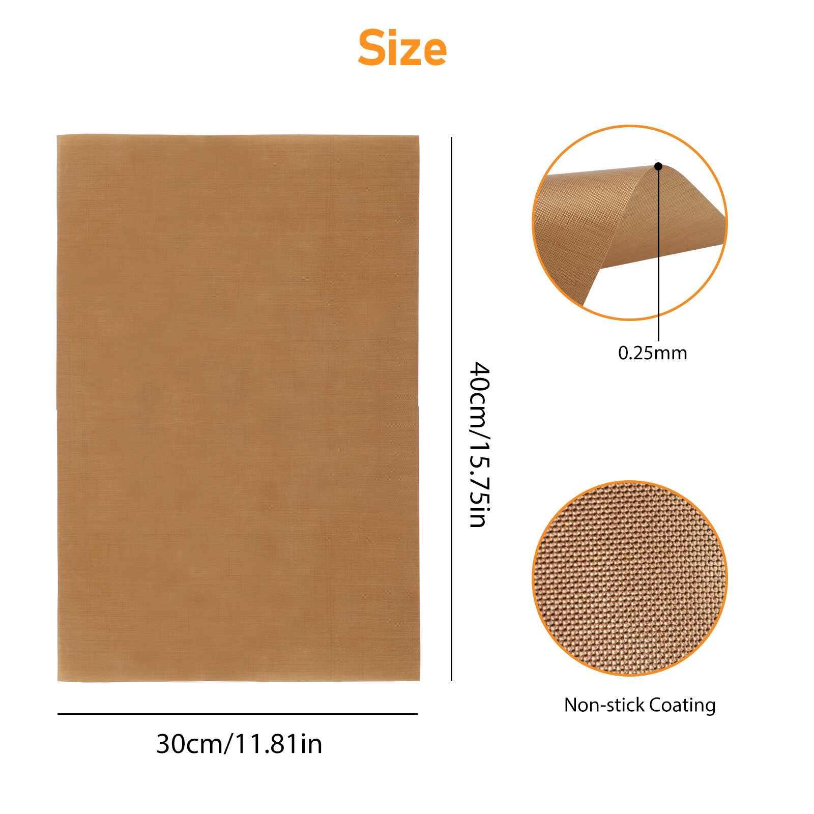 5Pcs BBQ Copper Grill Mats Outdoor Barbecue Cooking Baking Non Stick Reusable