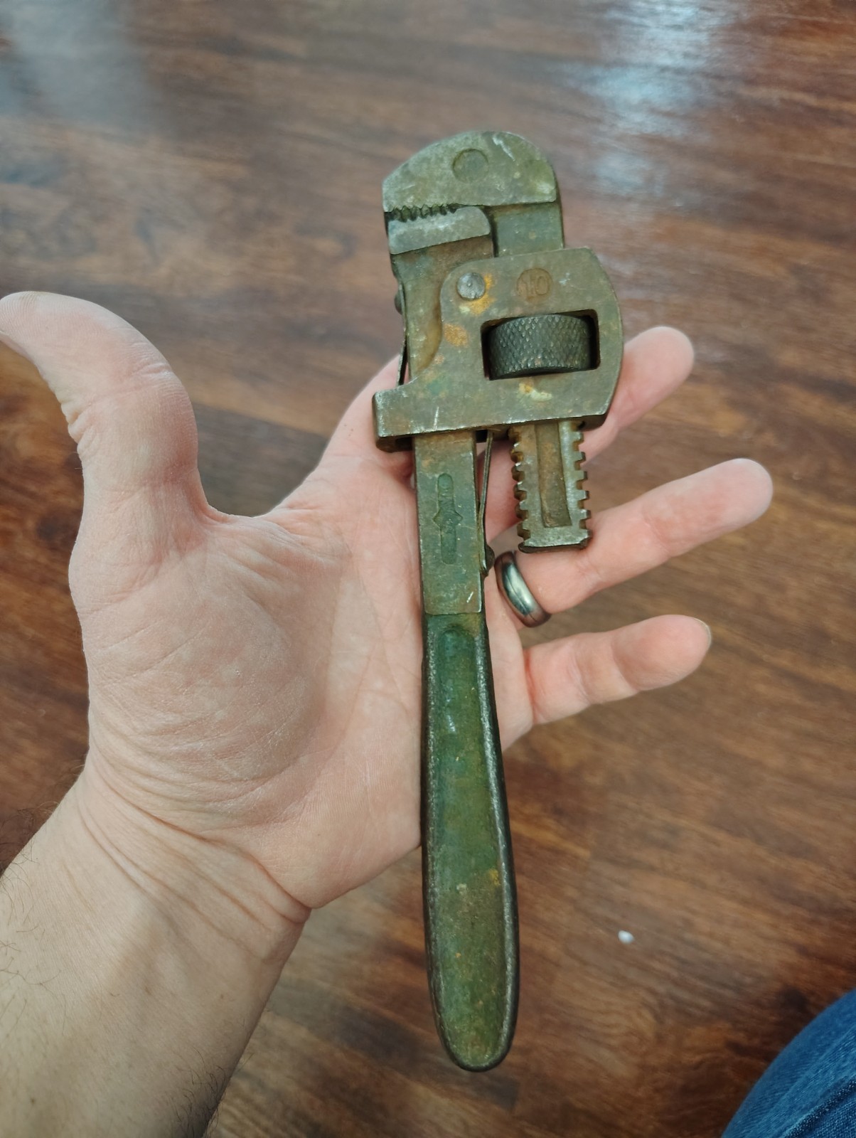 Vintage Stillson Erie Tool Works PA. #10 Pipe Wrench