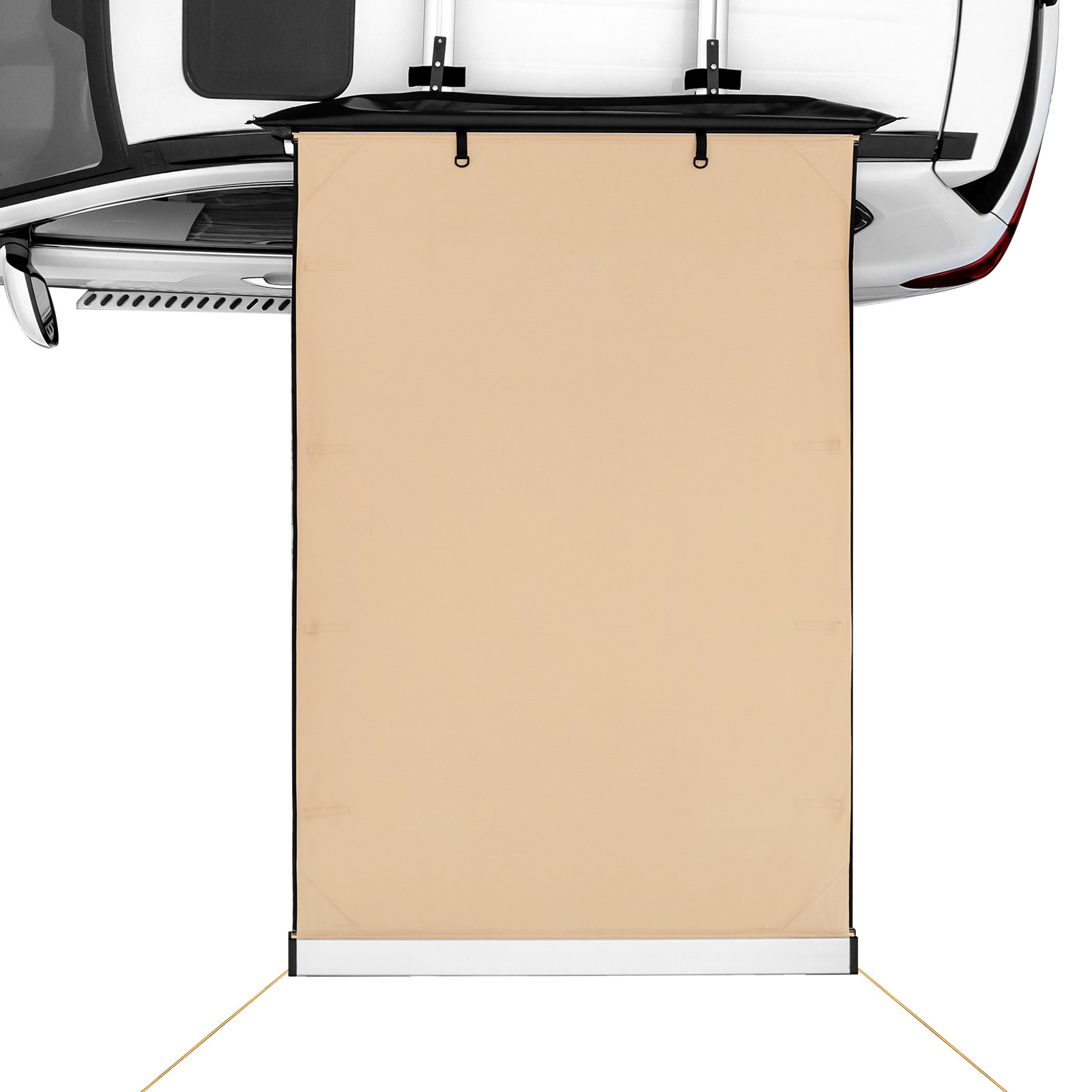 VEVOR Vehicle Awning 6.6' x 8.2' Shade Coverage Car Side Awning PU3000 mm UV50+