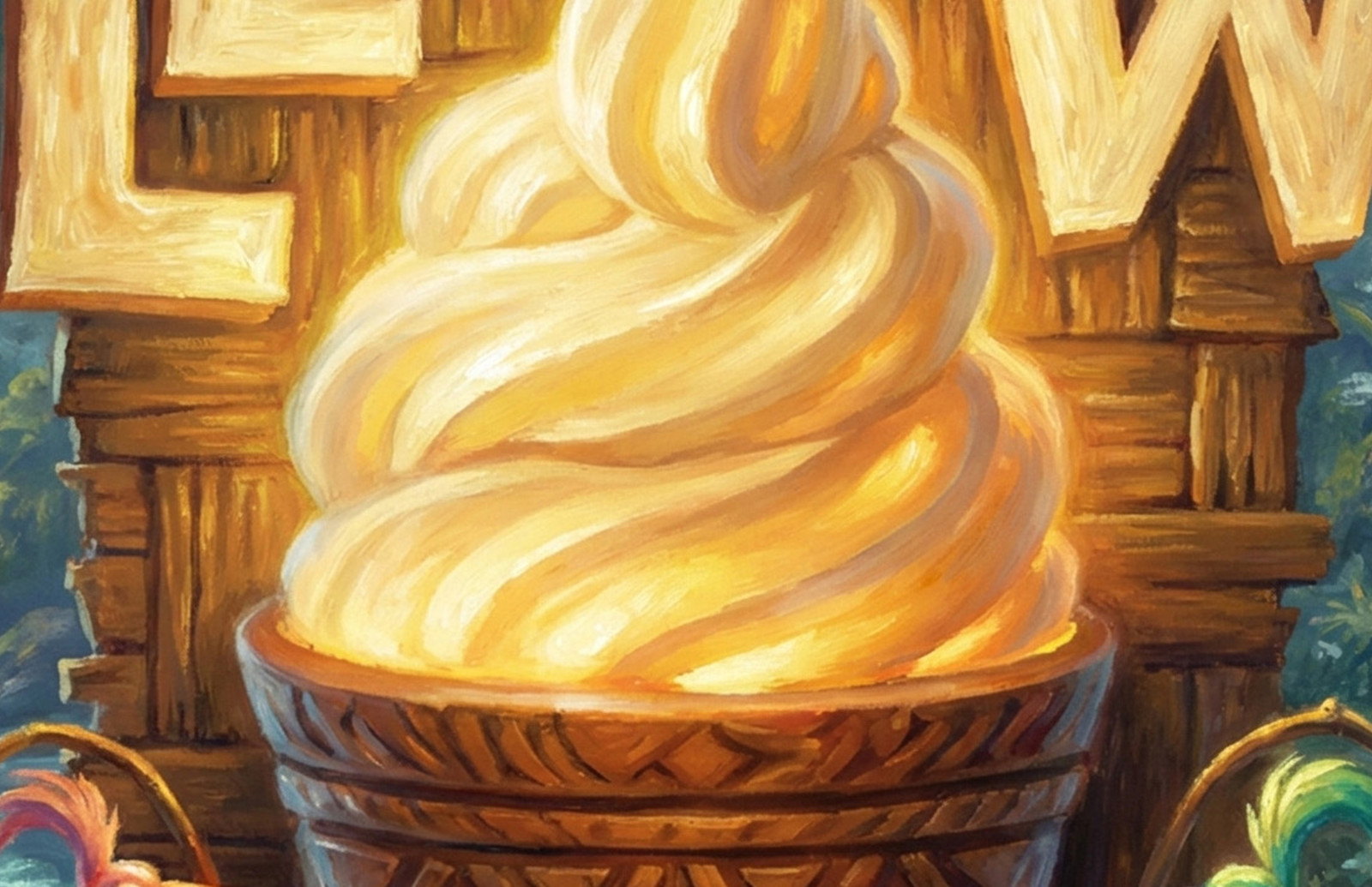 Dole Whip Matte Poster 12x18 Tiki Tropical Wall Art Print