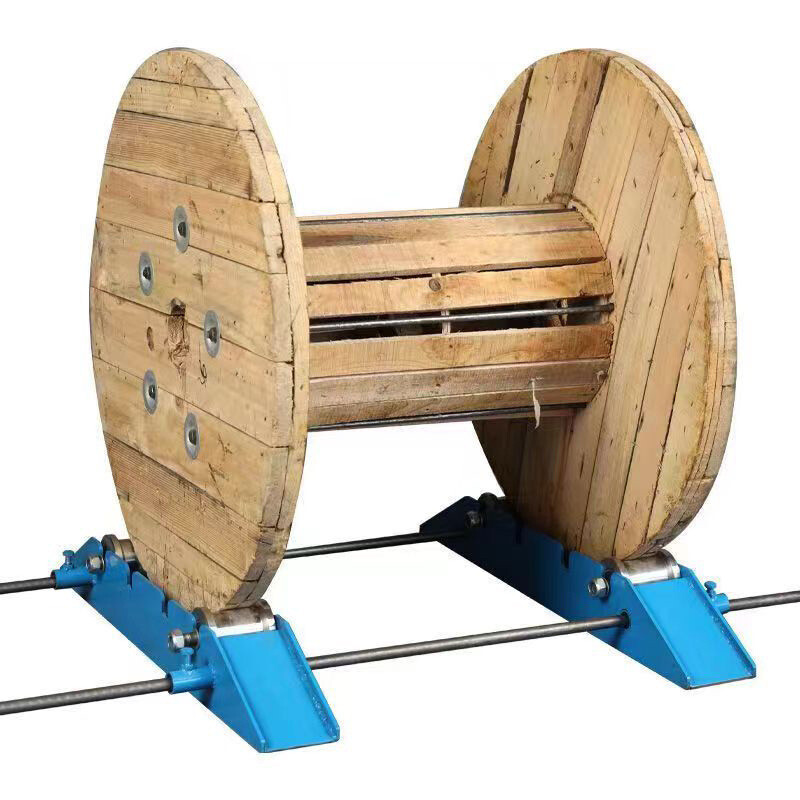 Heavy Duty Cable Drum Roller Stand Cable Reel Dispenser for reels 11.8-47.2in OD