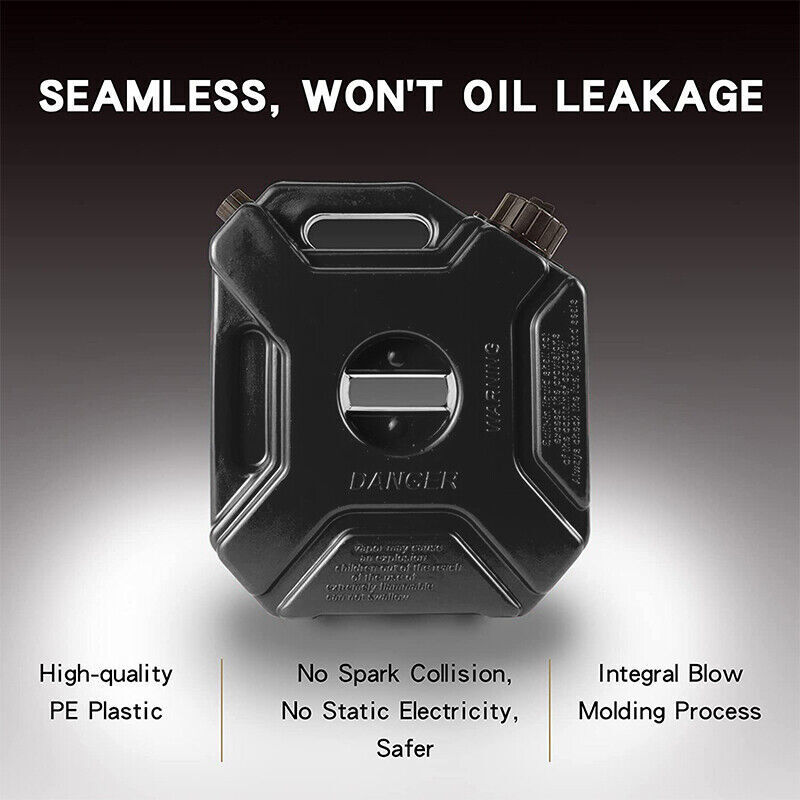 5L Gas Fuel Tank Gas Can Oil Storage Can For ATV UTV Gokart Motorcycle Car SUV