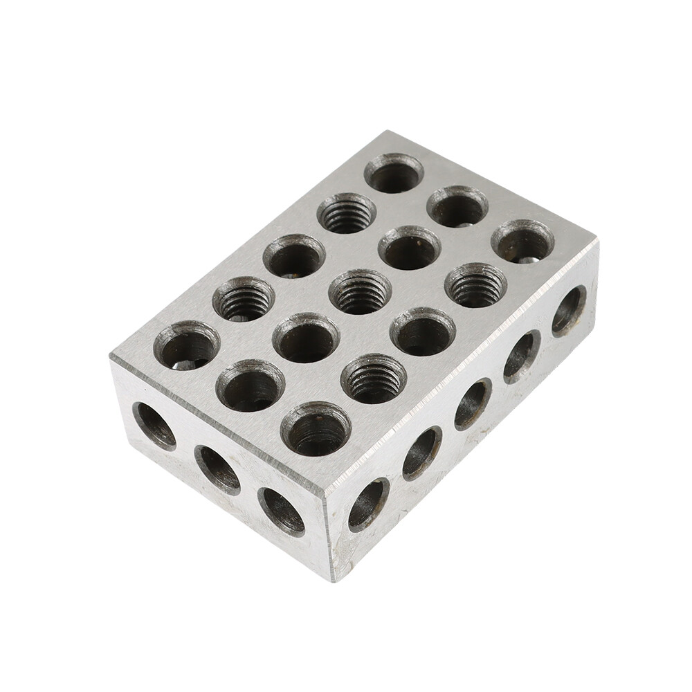 1-2-3 123 BLOCK SET 23 HOLES With Screws HEX KEY MATCHED PAIRS .0001" PRECISION