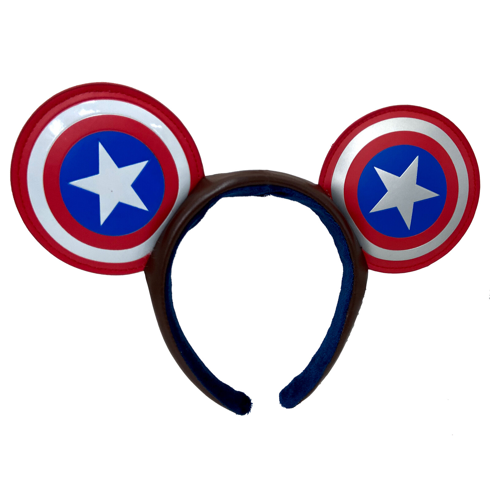 2022 Disney~Park Minnie Mouse Ears Captain America Super Soldier Marvel Headband