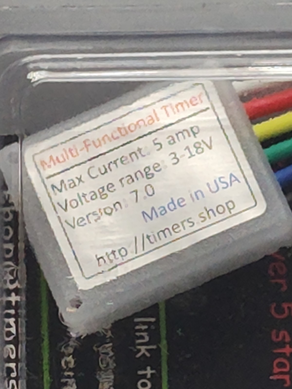 Multi-Functional 3V-18V Time Delay Relay Timer V7 – 5A Module