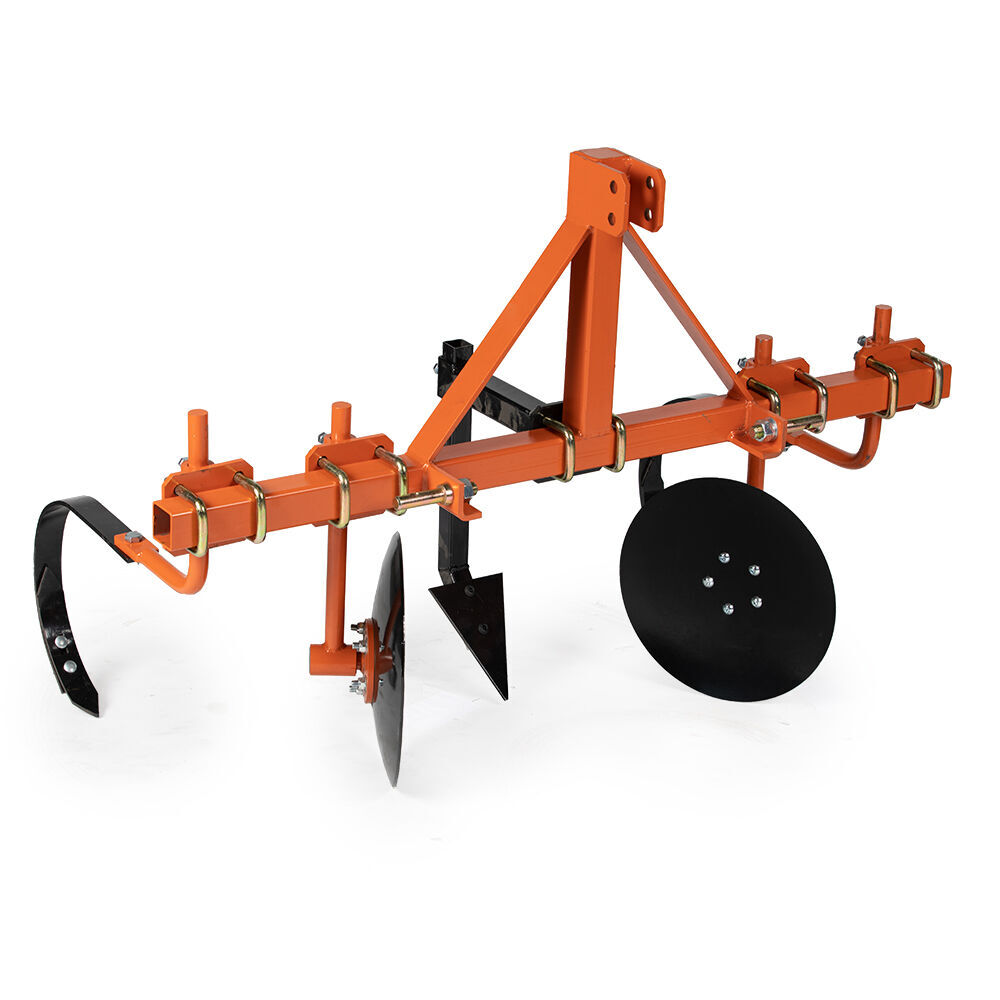 Titan Attachments Orange 60" Adjustable Disc Bedder, Category 1, 3 Point QH1