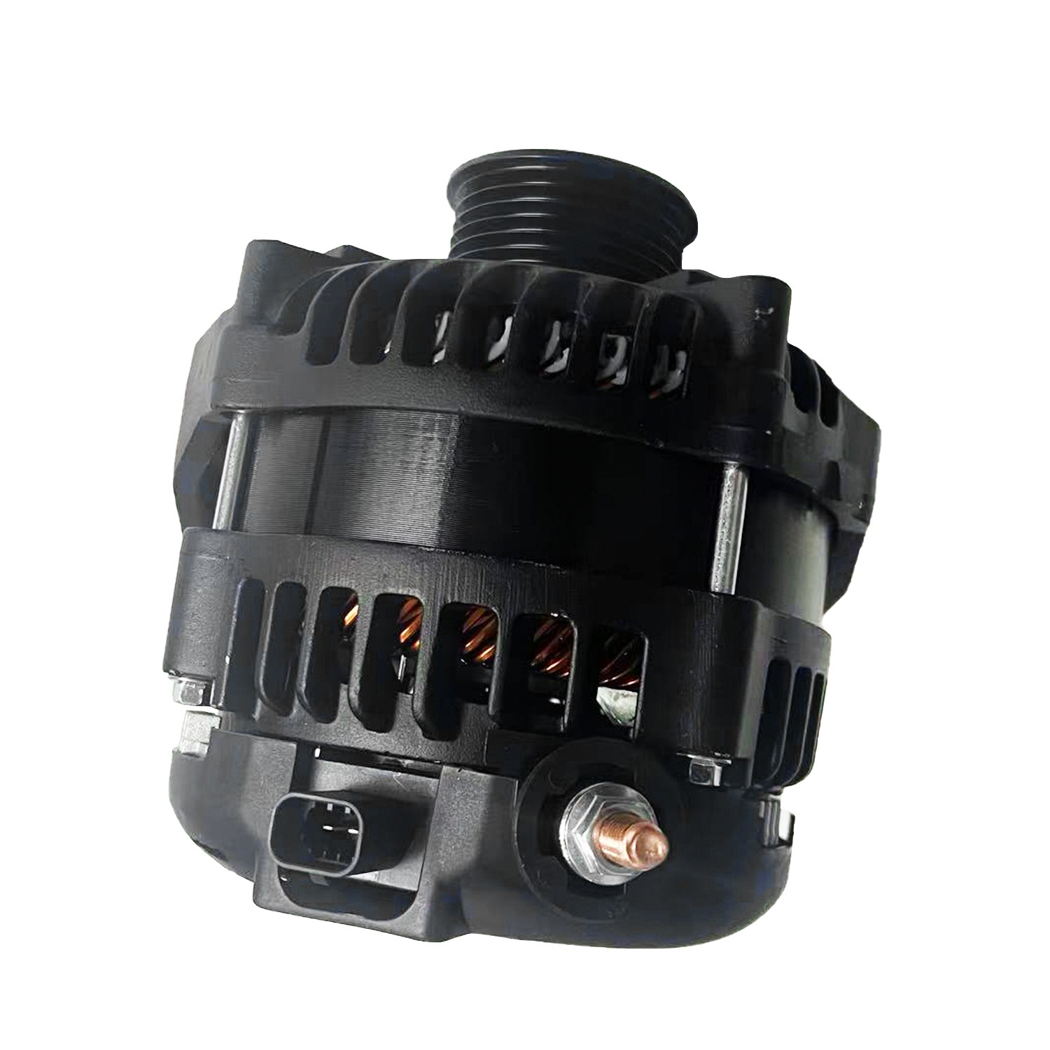 For GMC Yukon Chevy Tahoe Cadillac Hummer H2 350A High Output Black Alternator