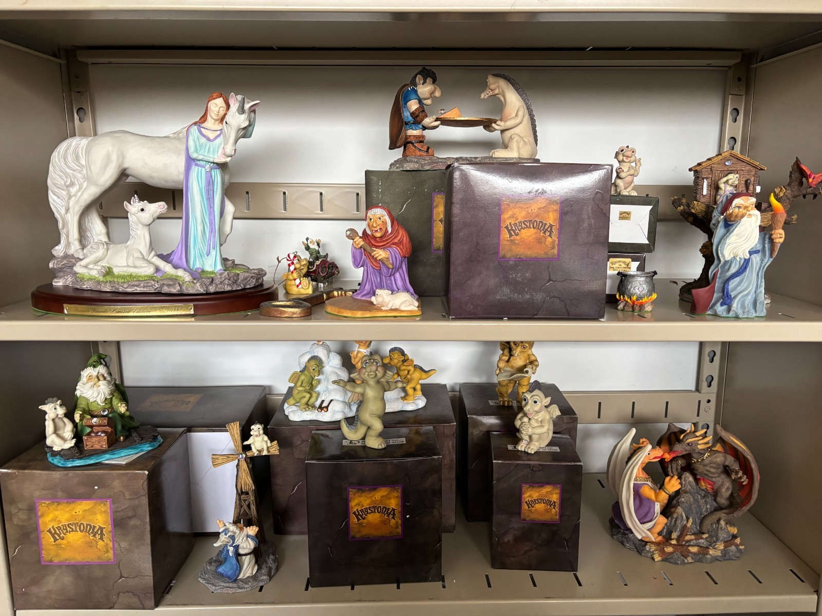 Lot of 71 Krystonia Figurines BRAND NEW in UNOPENED Boxes READ