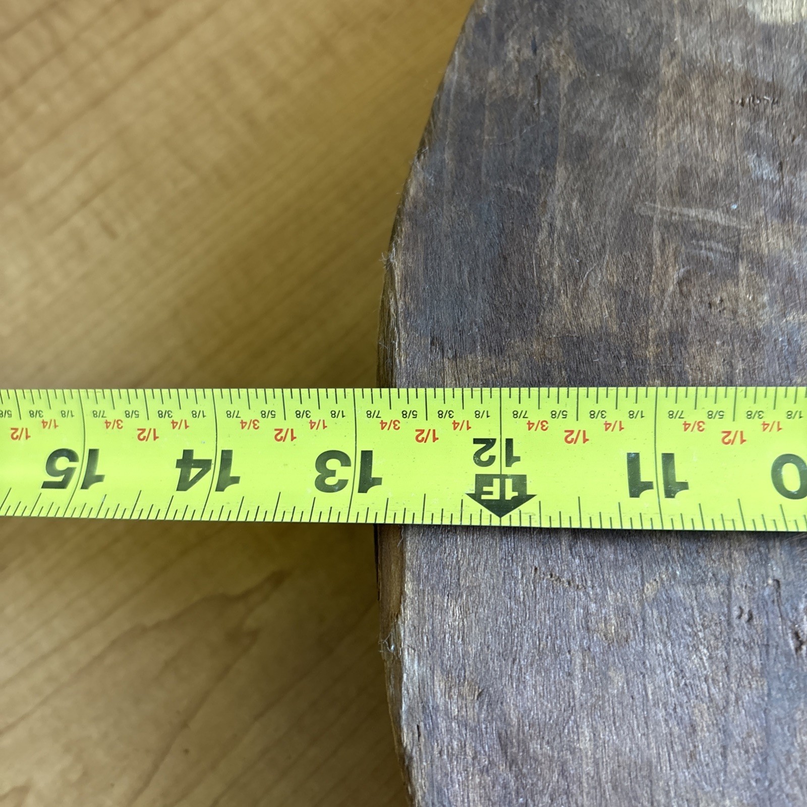 Antique Wooden Block Hat Brim Mold Millinery Form 7 1/8 🔥🔥🔥