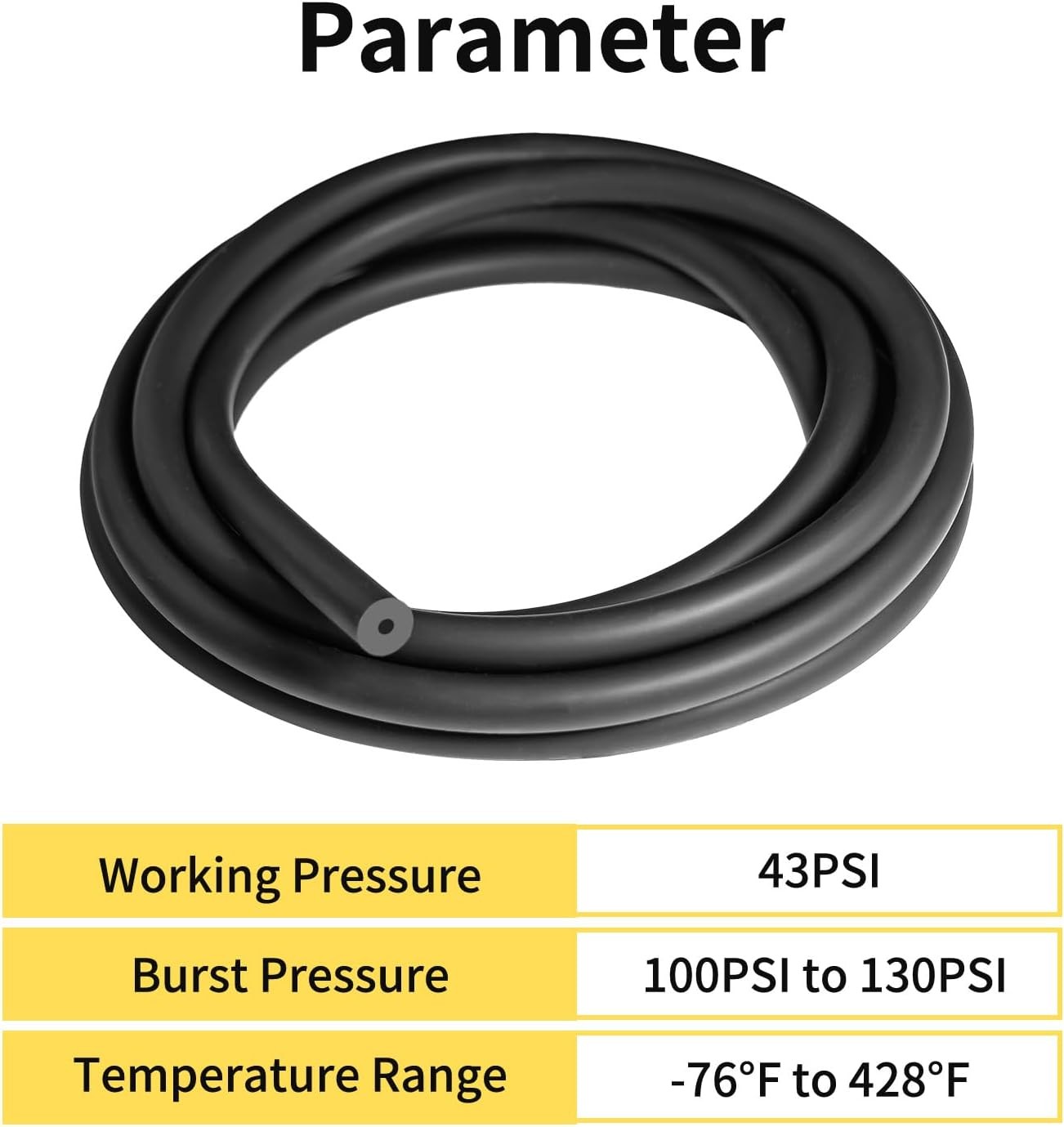 6Pcs 5Ft For Dodge Silicone High Performance Vacuum Hose Kit + 113PCS Connectors