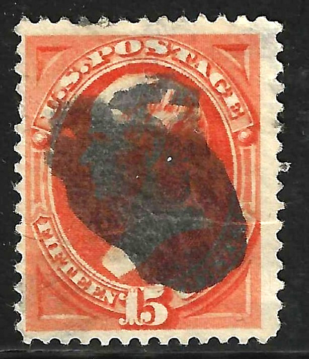 Sc #152 Killer Cacnel  15 Cent Hamilton Banknote 1871 $225 US 87A41