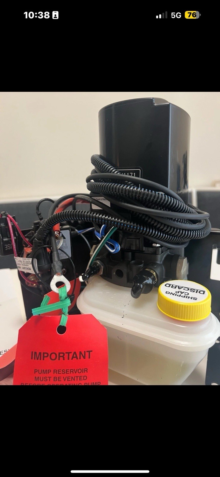 95 Mercury Marine MerCruiser Out Drive Outdrive trim tilt lift hydraulic pump