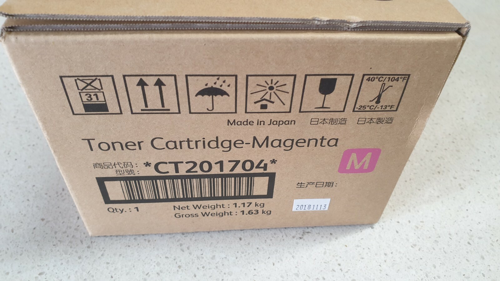 Genuine Xerox CT201704 Magenta Toner for Color 550 560 570 C60 C70 Brand New