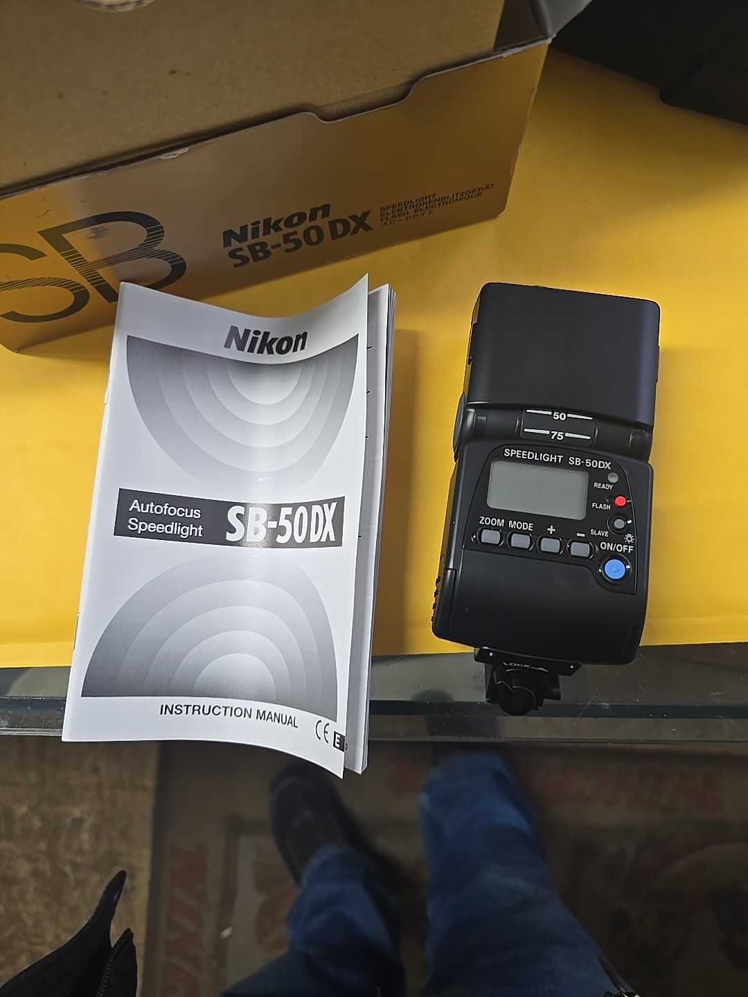MINT Cond. Nikon Speedlight SB-50DX Flash w/case Shoe Mount