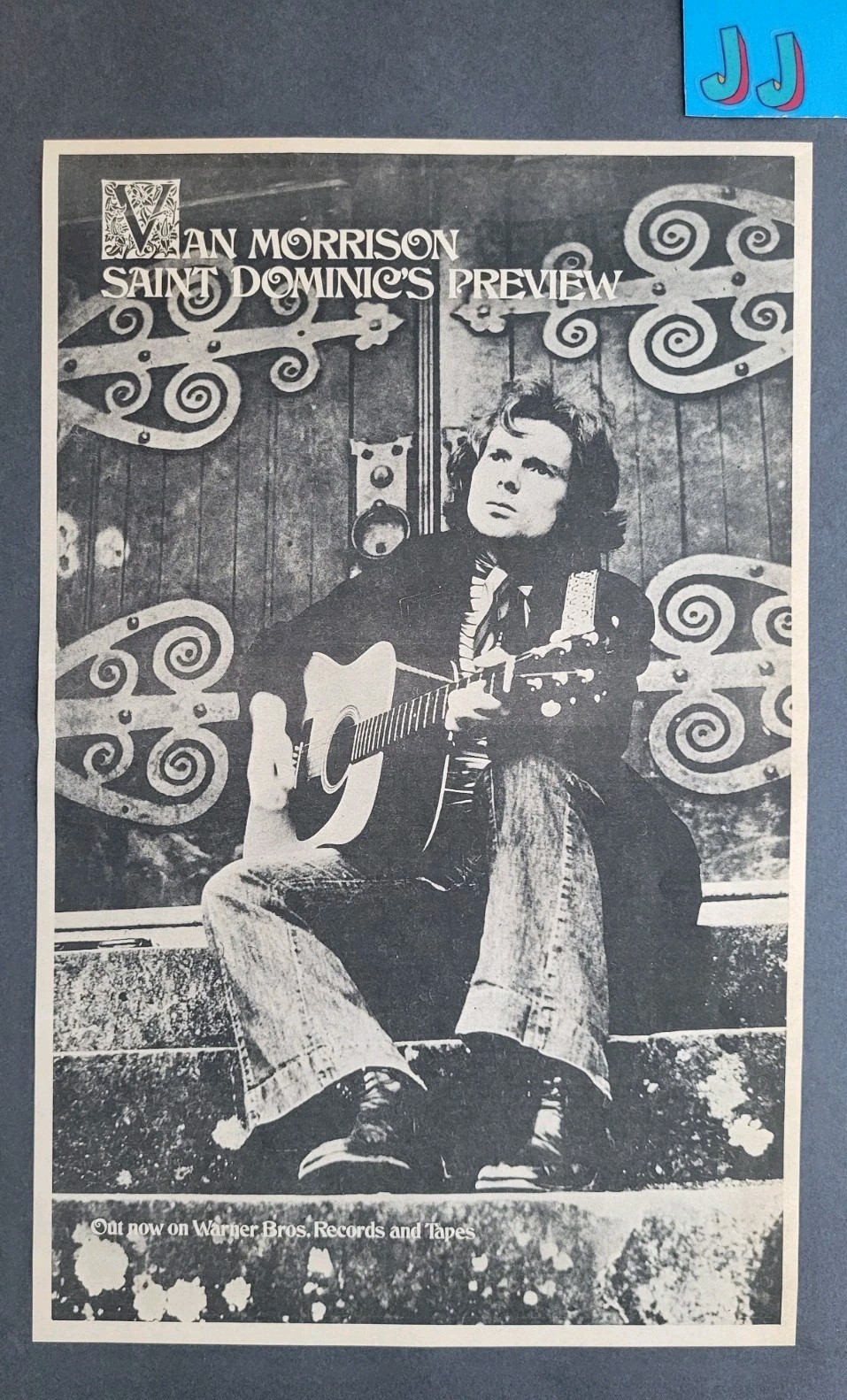 Van Morrison Saint Dominic's Preview Album Promo Print Advertisement 1972