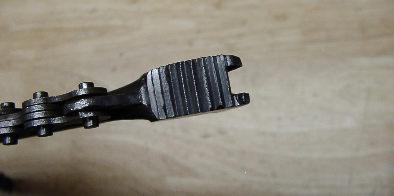 Vintage OTC Owatonna Tool Co.-887-",12"Chain Pipe Wrench,16" Chain,UGLY USER!