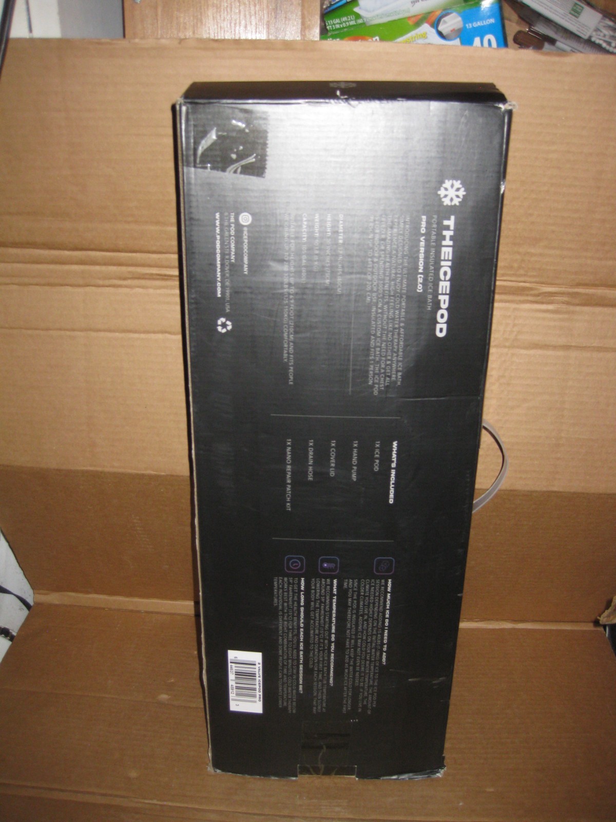 The POD Company Ice Pod Pro 2.0 Portable Cold Plunge Ice Bath (2 Valve) PLZ READ