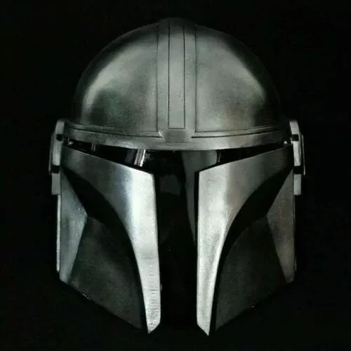The Mandalorian 18 Guage Steel Medieval Star Wars Boba Fatt Mandalorian Helmet