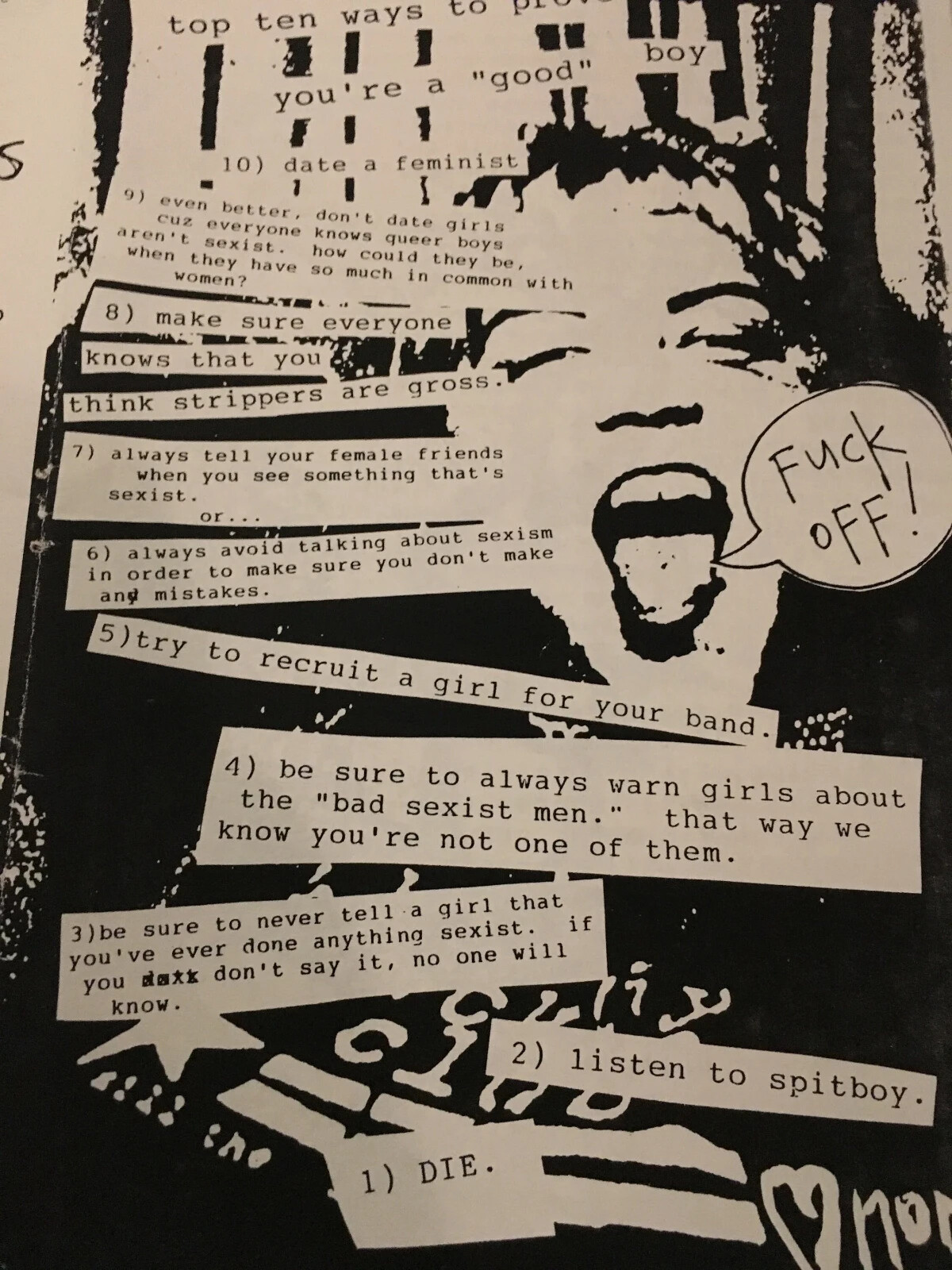 RiotGrrrlPress zine pack #1 RIOT GRRRL ZINES FROM THE 1990S