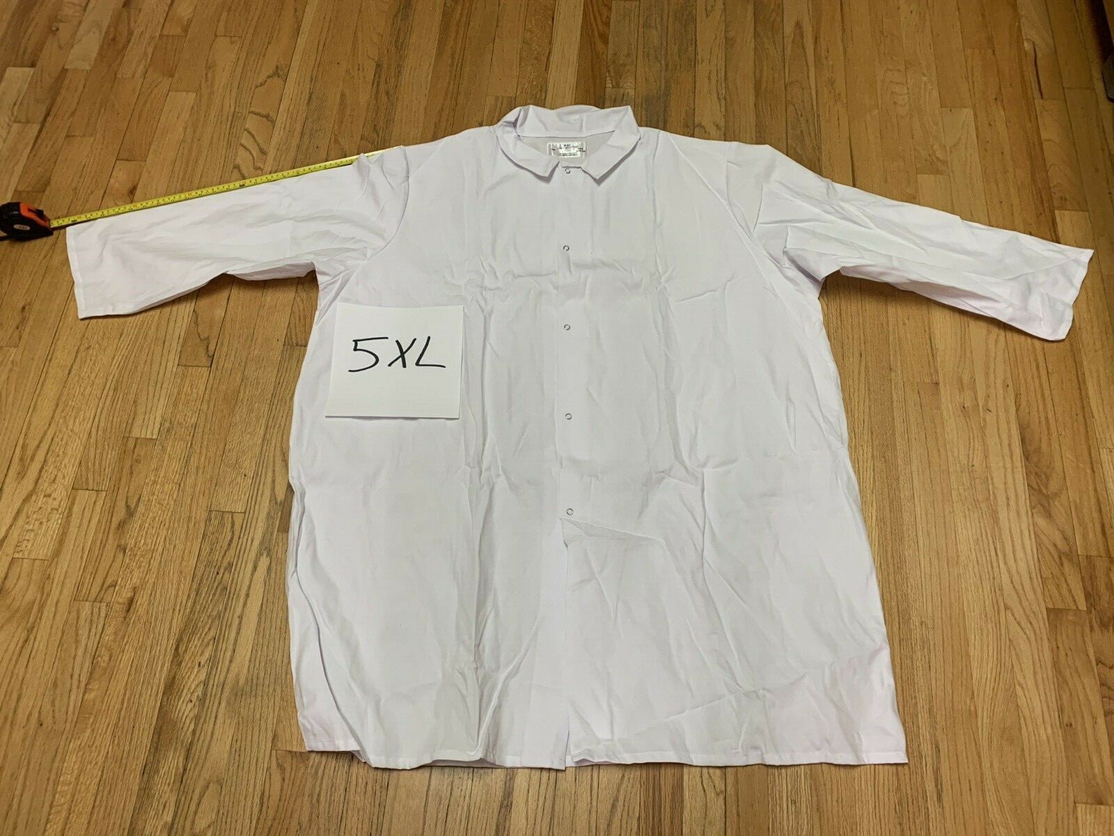 New AGI Gripper-Front Spun Polyester Pocketless Butcher/frock/gown Various Sizes