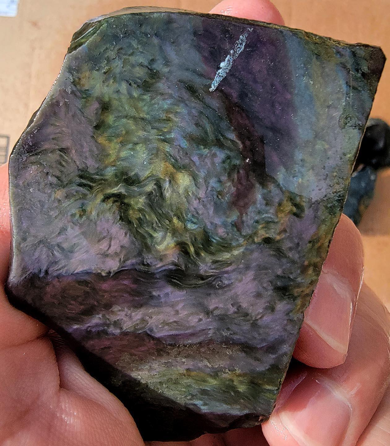 Random Pull RARE Mexican Velvet Obsidian Rough!  Old Stock!