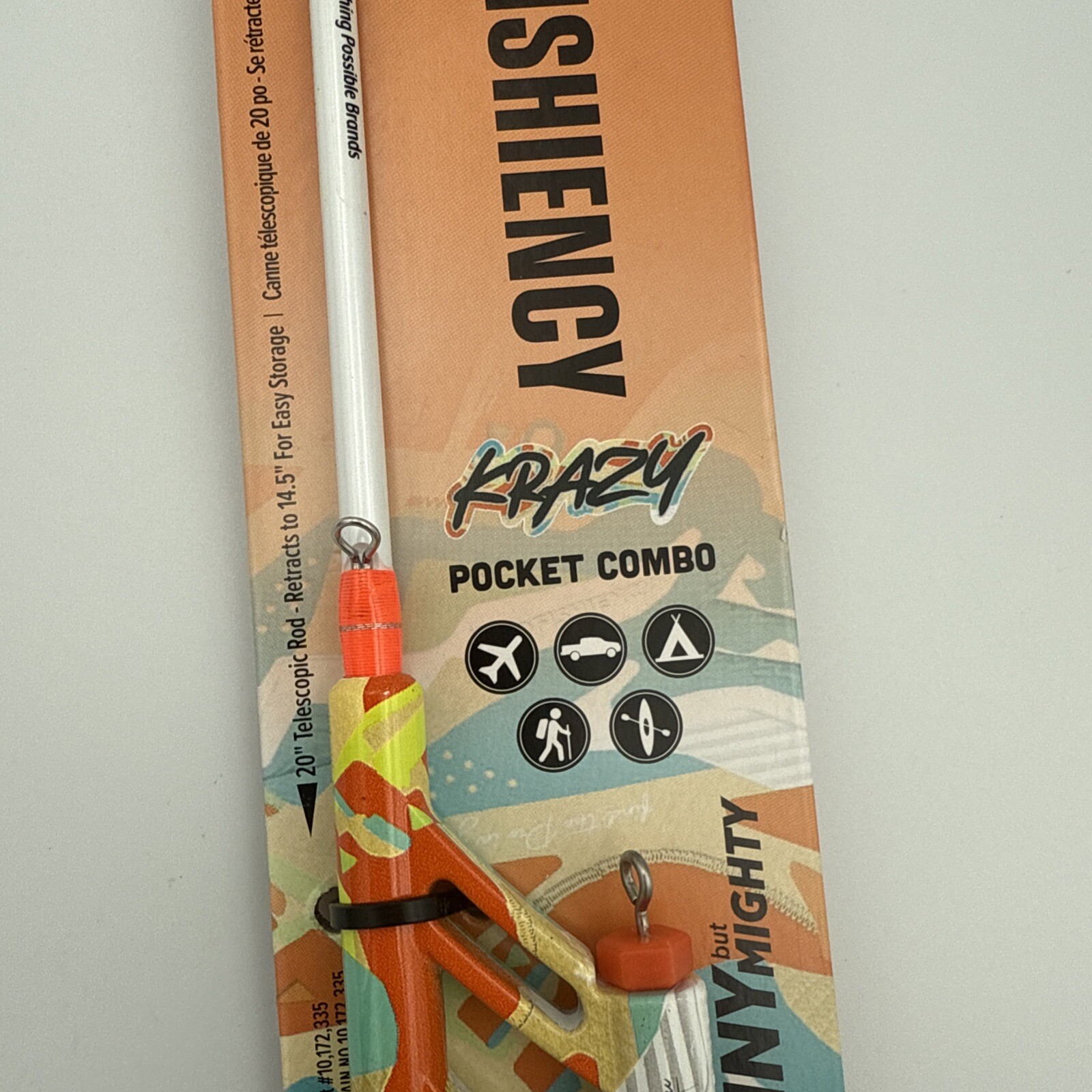 ProFISHiency Tiny But Mighty Tangle Free Travel Spincast KRAZY Pocket Combo