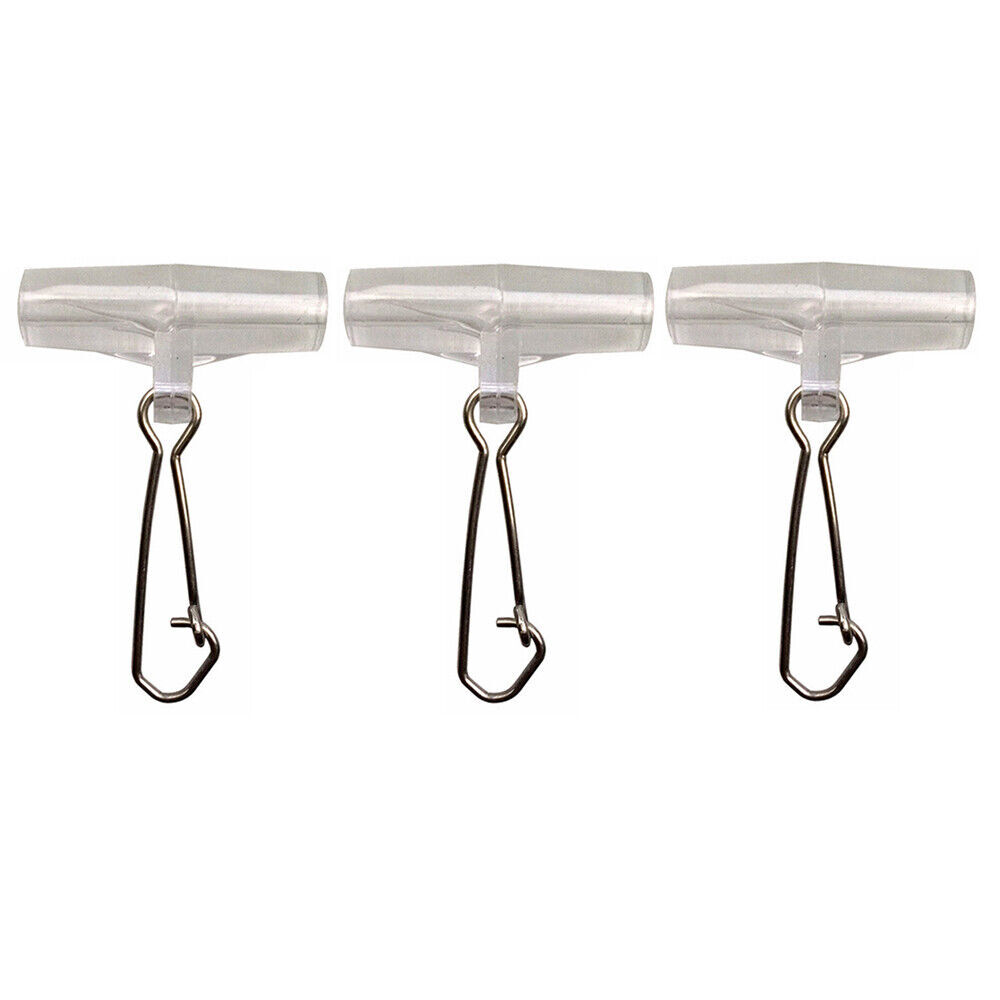 20-100PCS Fishing Line Sinker Slide with Snap High-Strength Fishing Line Sinker