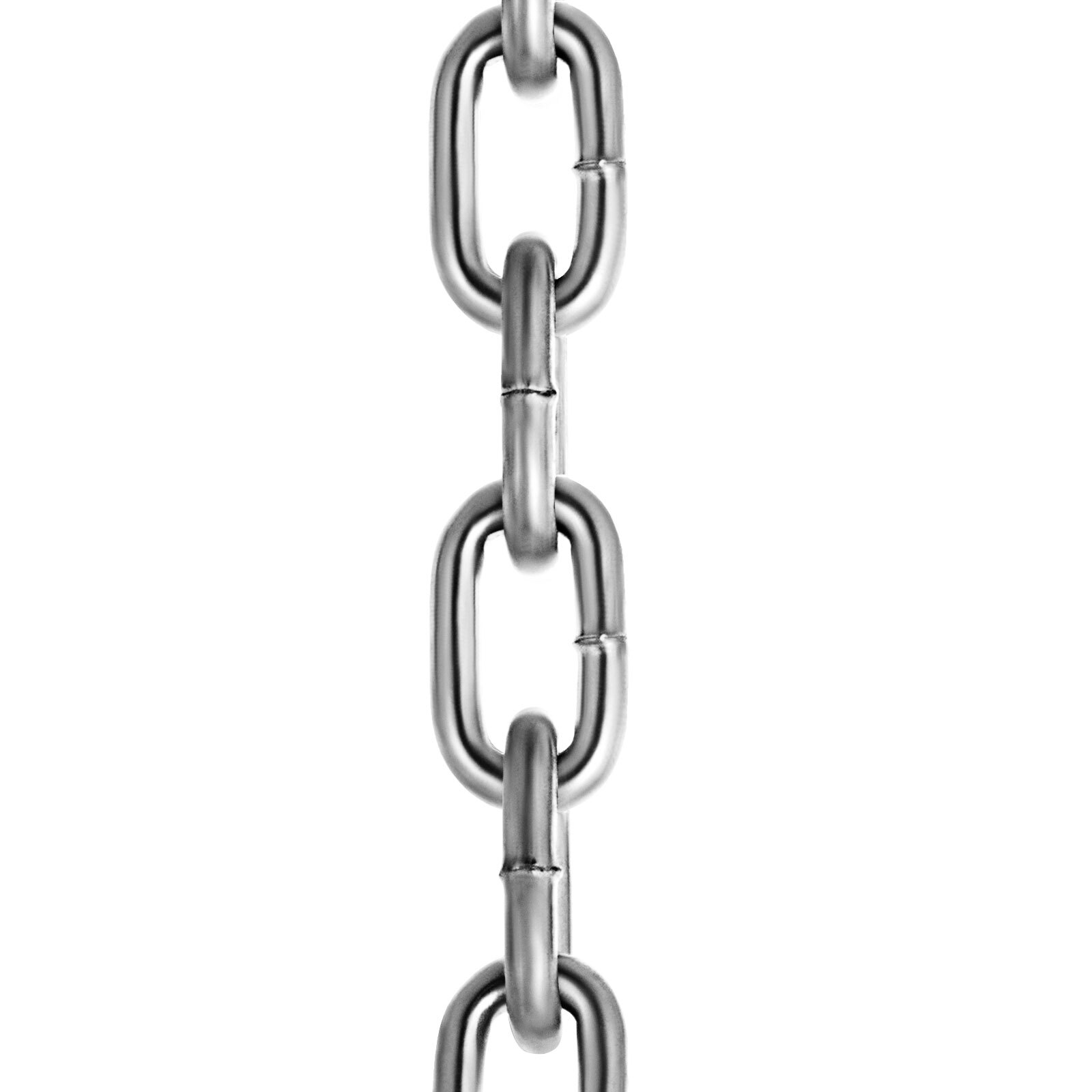 VEVOR 1/4" 100' Proof Coil Chain Zinc Plated Galvanized Towing Guard Rails G30