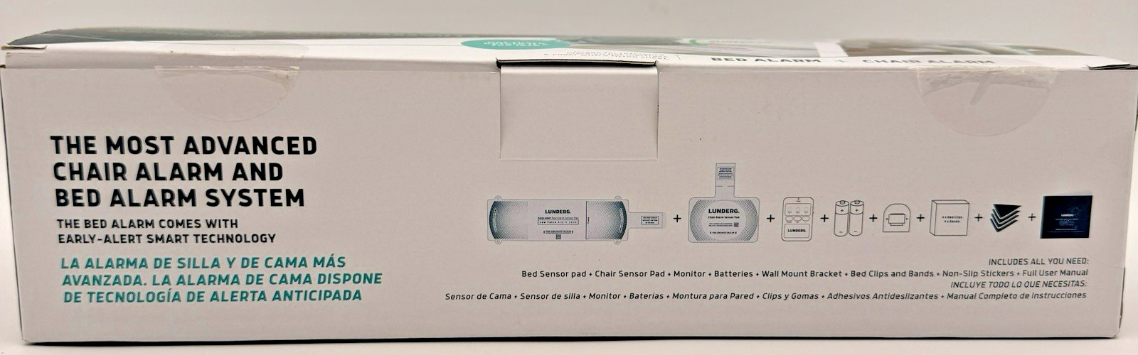 Lunderg Bed and Chair Alarm Pad System Wireless Early Alert Sensor Pad NEW!