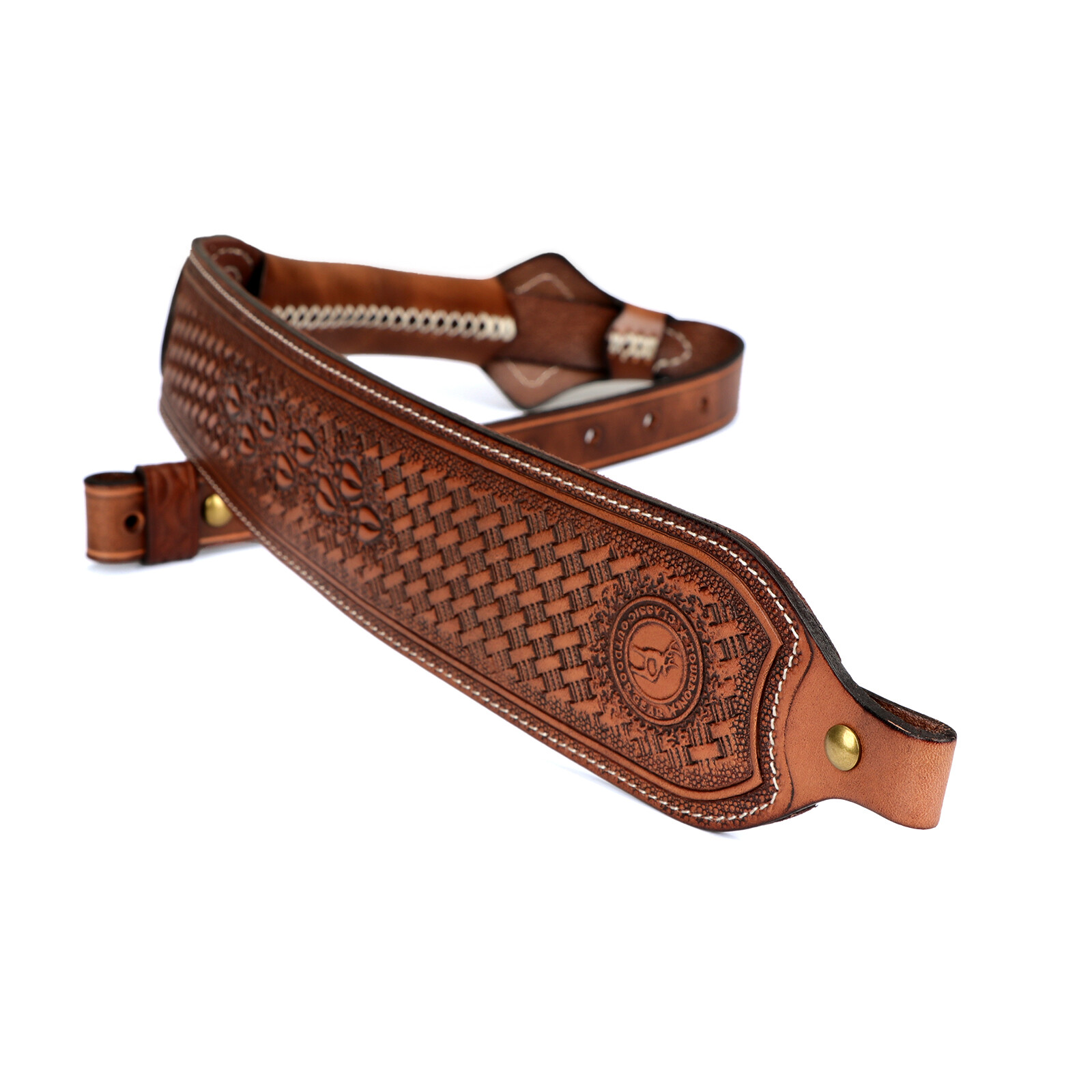 Tourbon Vintage Leather Rifle Sling Gun Carrying Strap Shooting Rest Adjustable