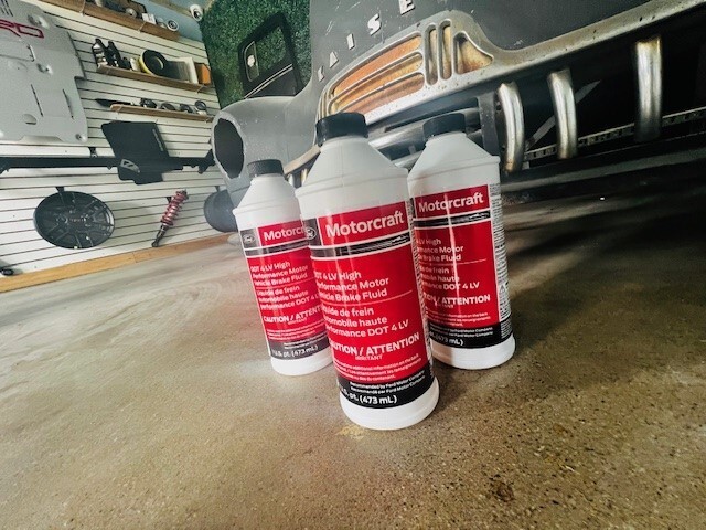 (3) Motorcraft DOT 4LV High Performance Motor Vehicle Brake Fluid (16 oz) PM-20